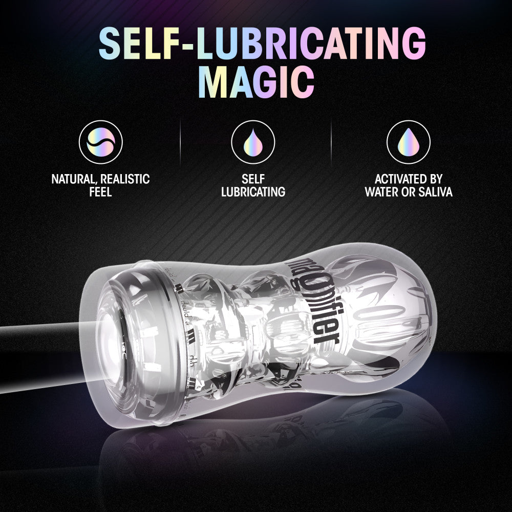 M For Men By Blush® | Soft and Wet Magnifier Clear Masturbator / Stroker、mySite、bottomscart