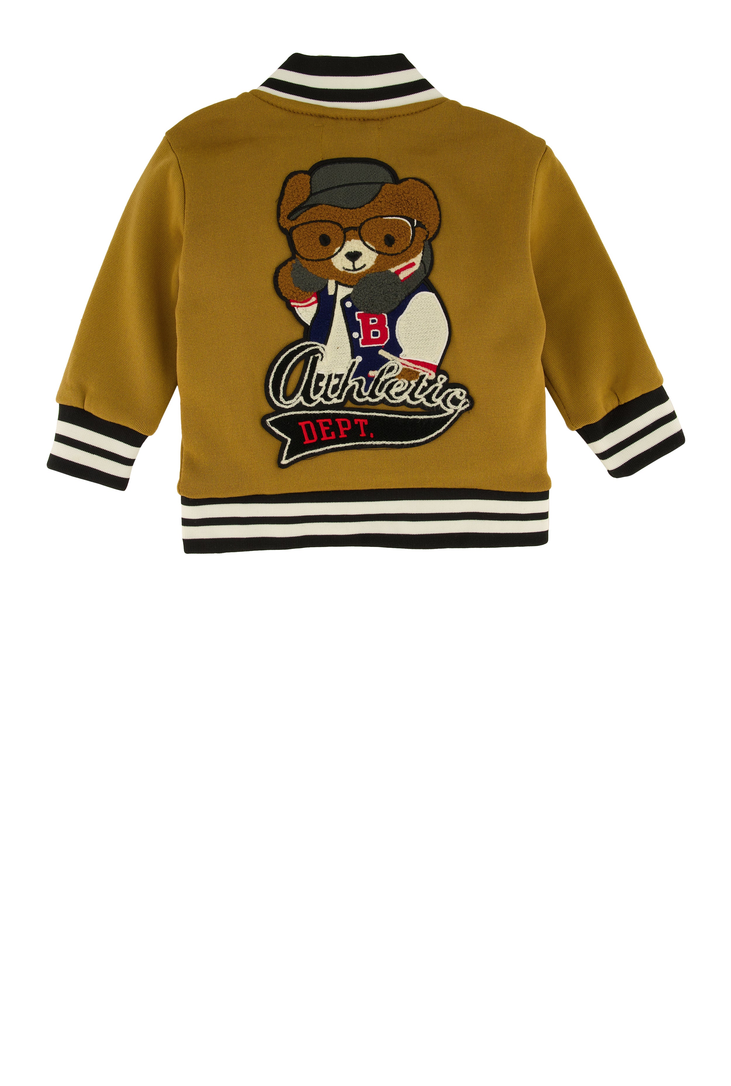 Baby Boys 12-24M Athletic Dept Bear Graphic Varsity Jacket、mySite、camillekostekn