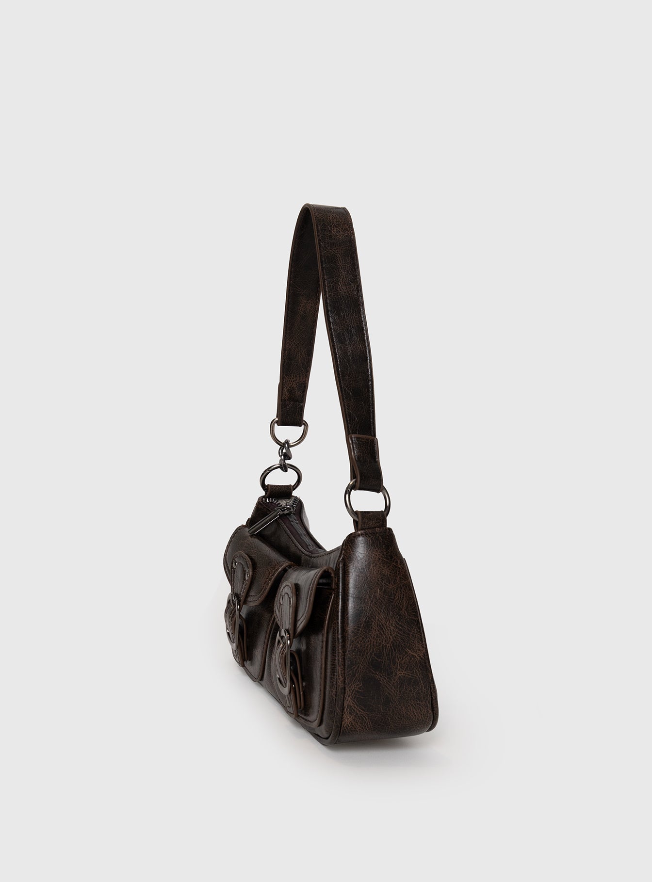 Jayalen Shoulder Bag Brown、mySite、solidvoid