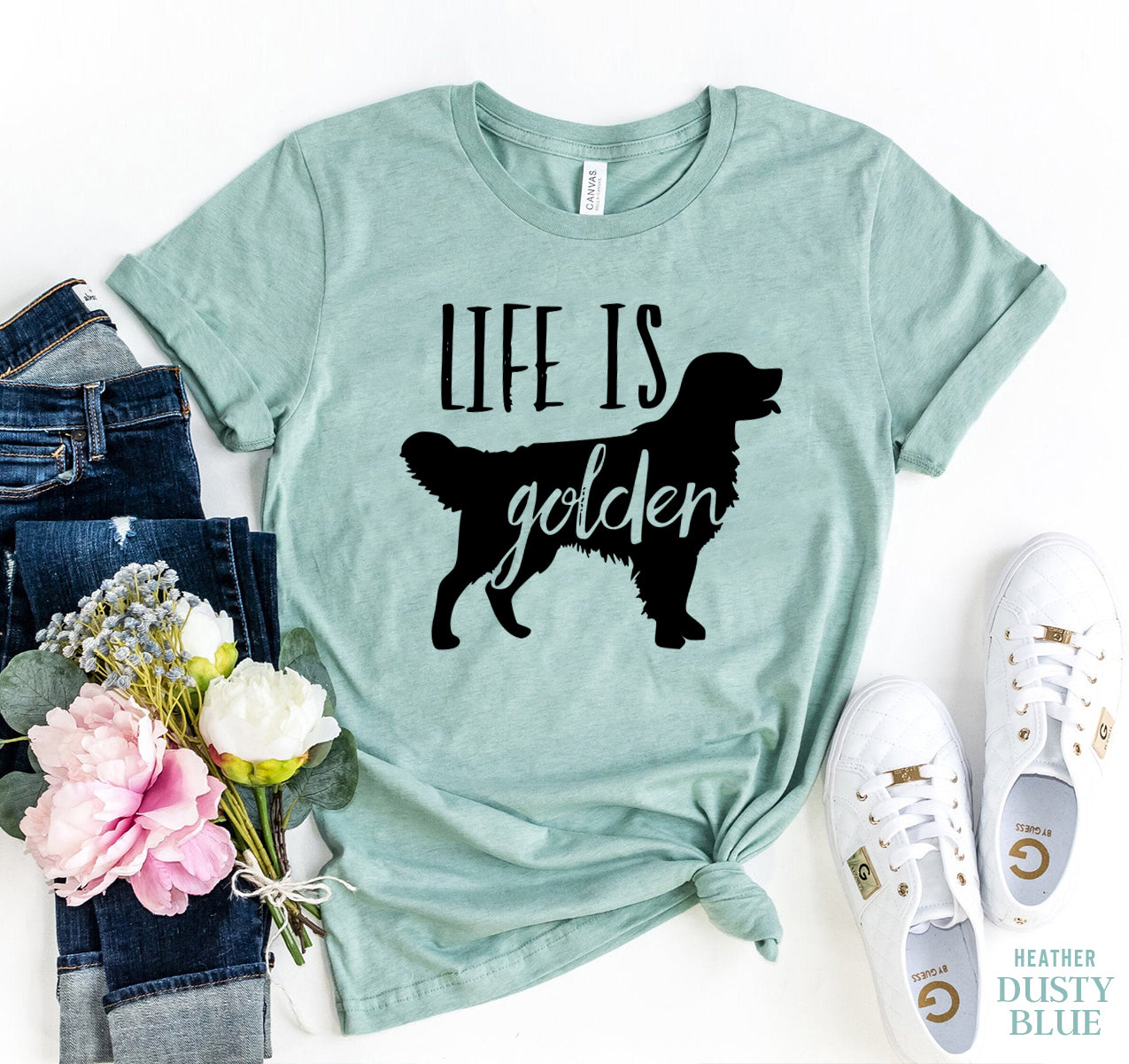 Life Is Golden T-Shirt、mySite、camillekostekn