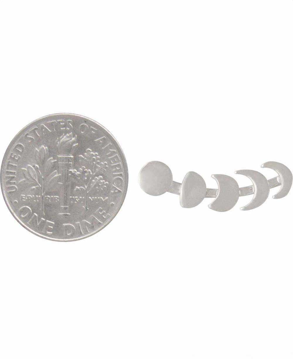 Moon Phase Ear Climber Lunar Earrings、mySite、topwebapps