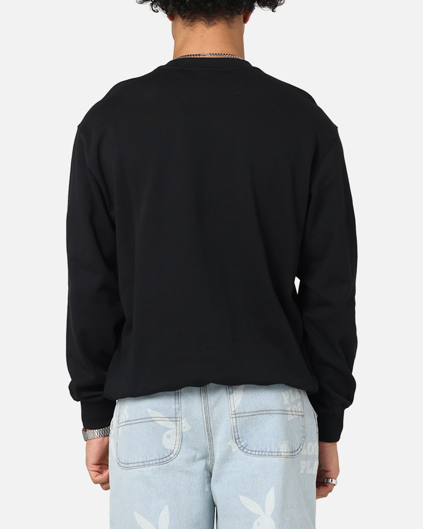 New Era Los Angeles Dodgers MLB Team Logo Crewneck Black、mySite、zt4zffjzw