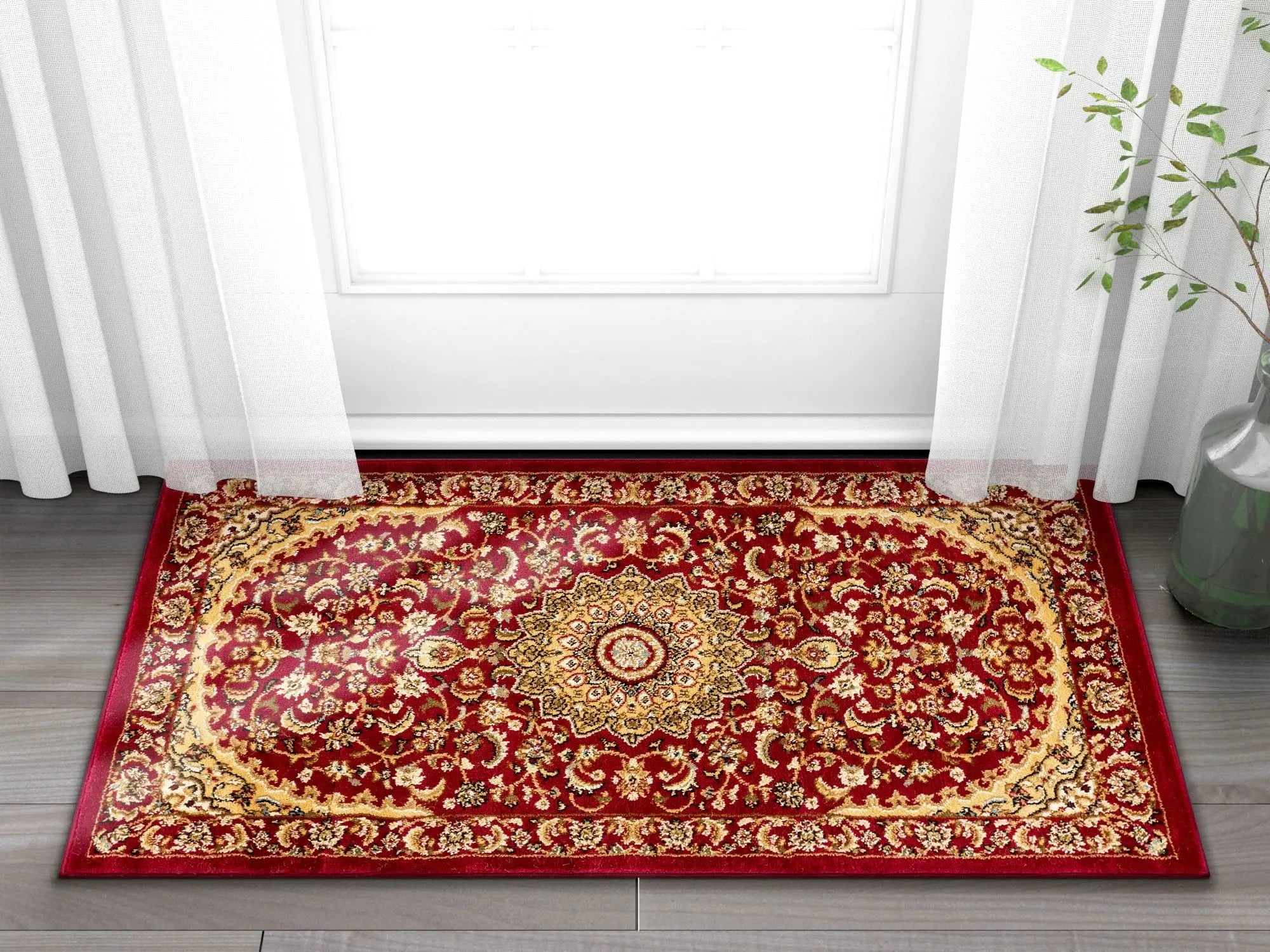 Aviva Red Traditional Rug、mySite、gigharbornorthrealestate
