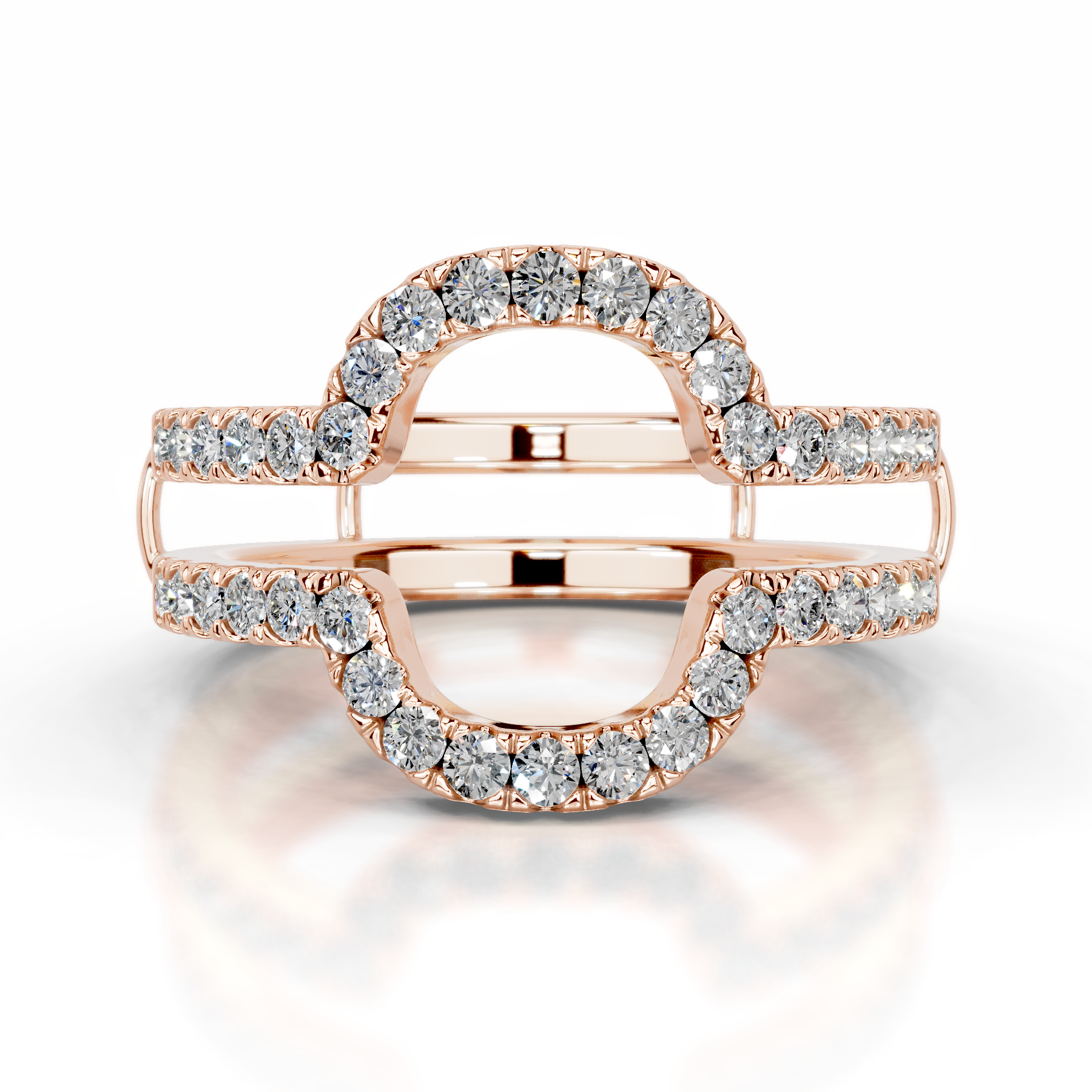 Yana Lab Grown Diamond Wedding Ring (0.50 Carat) -14K Rose Gold、mySite、hinf8tx79