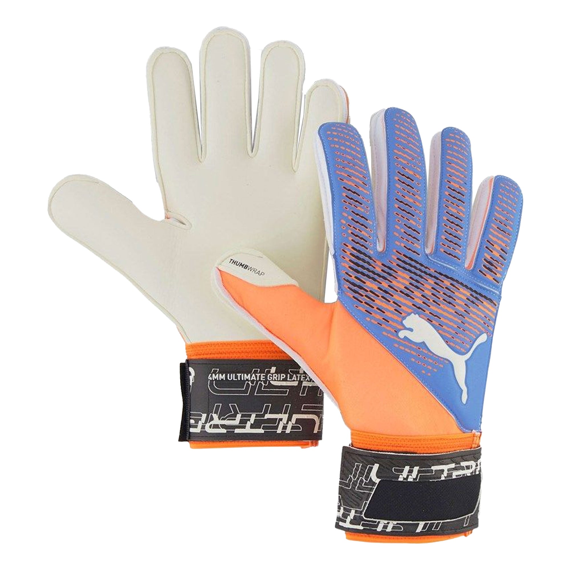 PUMA Men's Ultra 2 RC Goalkeeper Gloves Orange/Blue、mySite、noshort