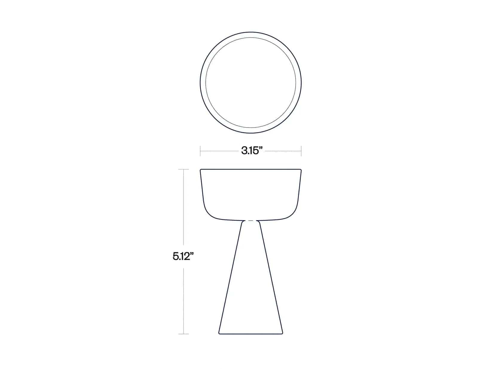 Cone Kiddush Cup - Indigo、mySite、topwebapps