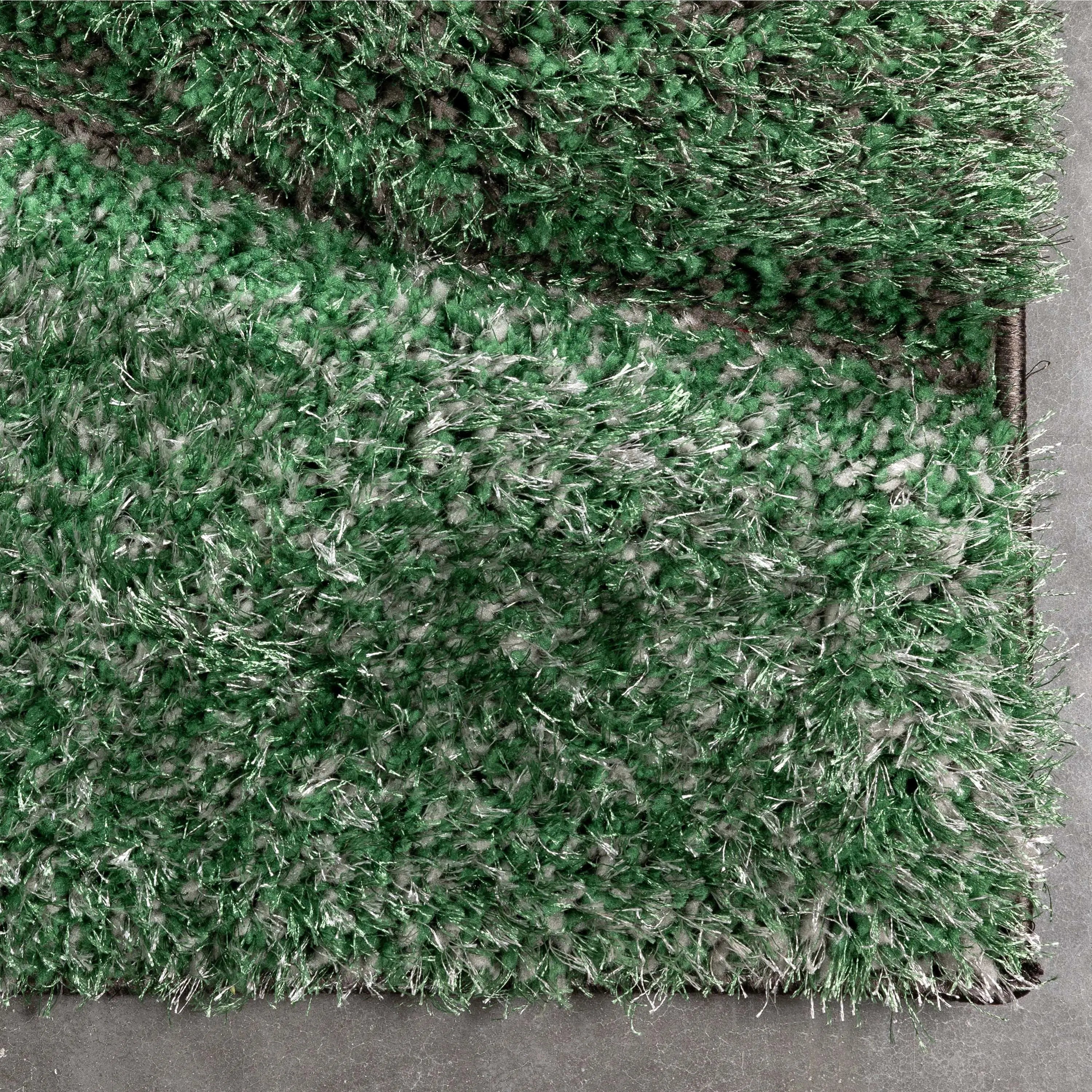 Luz Modern Geometric Green 3D Textured Thick & Soft Shag Rug、mySite、gigharbornorthrealestate