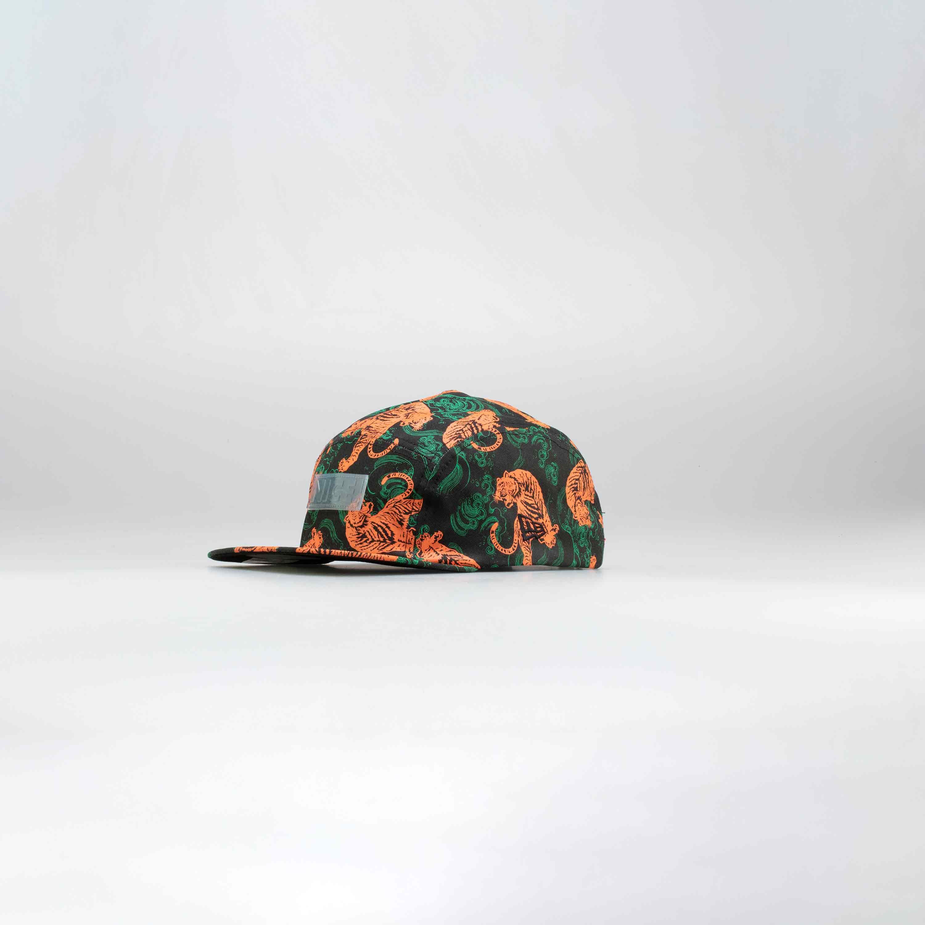 Nice Kicks Life Tiger Hat - Black/Orange/Green、mySite、dreamappss
