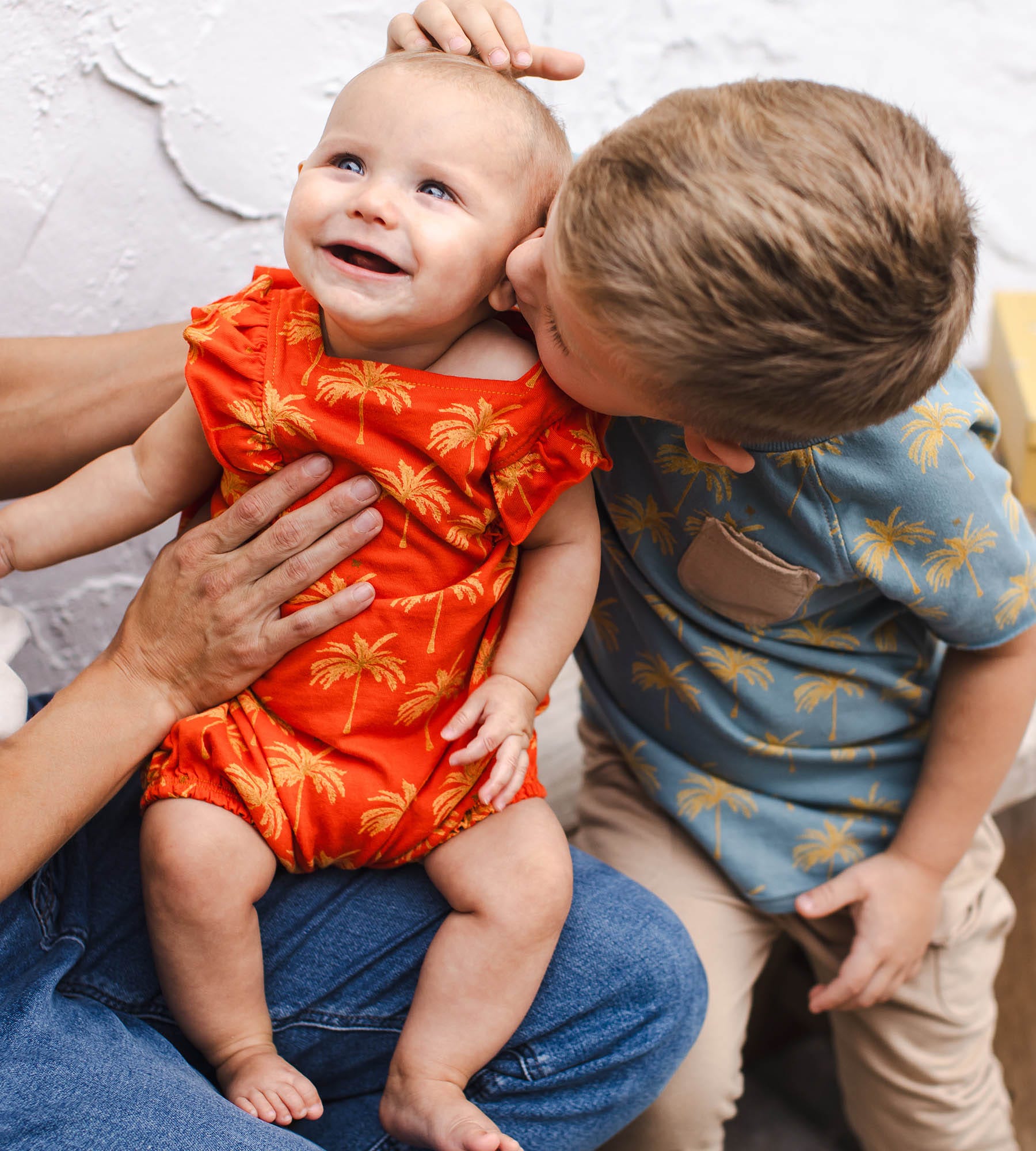 Golden Palms Organic Baby Girl Romper、mySite、g9winljtr