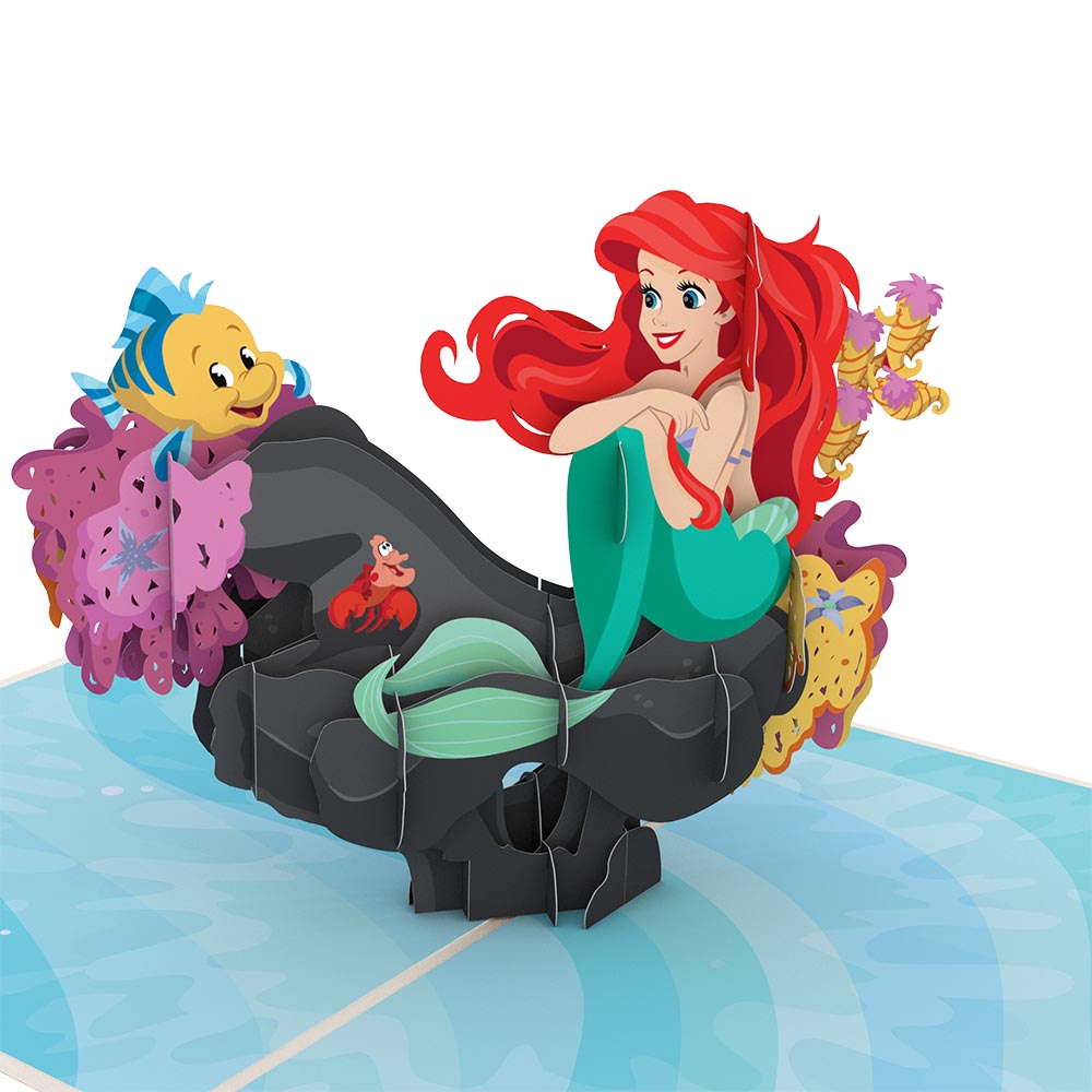 Disney's The Little Mermaid Birthday Pop-Up Card、mySite、solidvoid