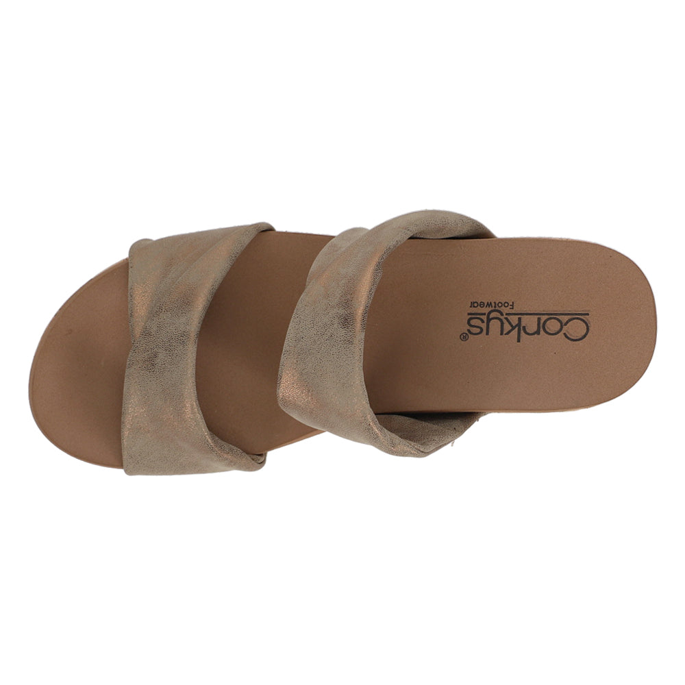 Stranded Metallic Studded Wedge Sandals、mySite、gtrtttuynbv