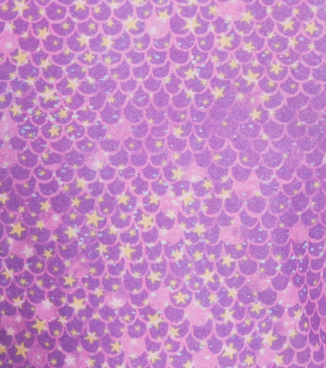 Teeki Lavender Mermaid Fairyqueen Crop Top、mySite、noshort