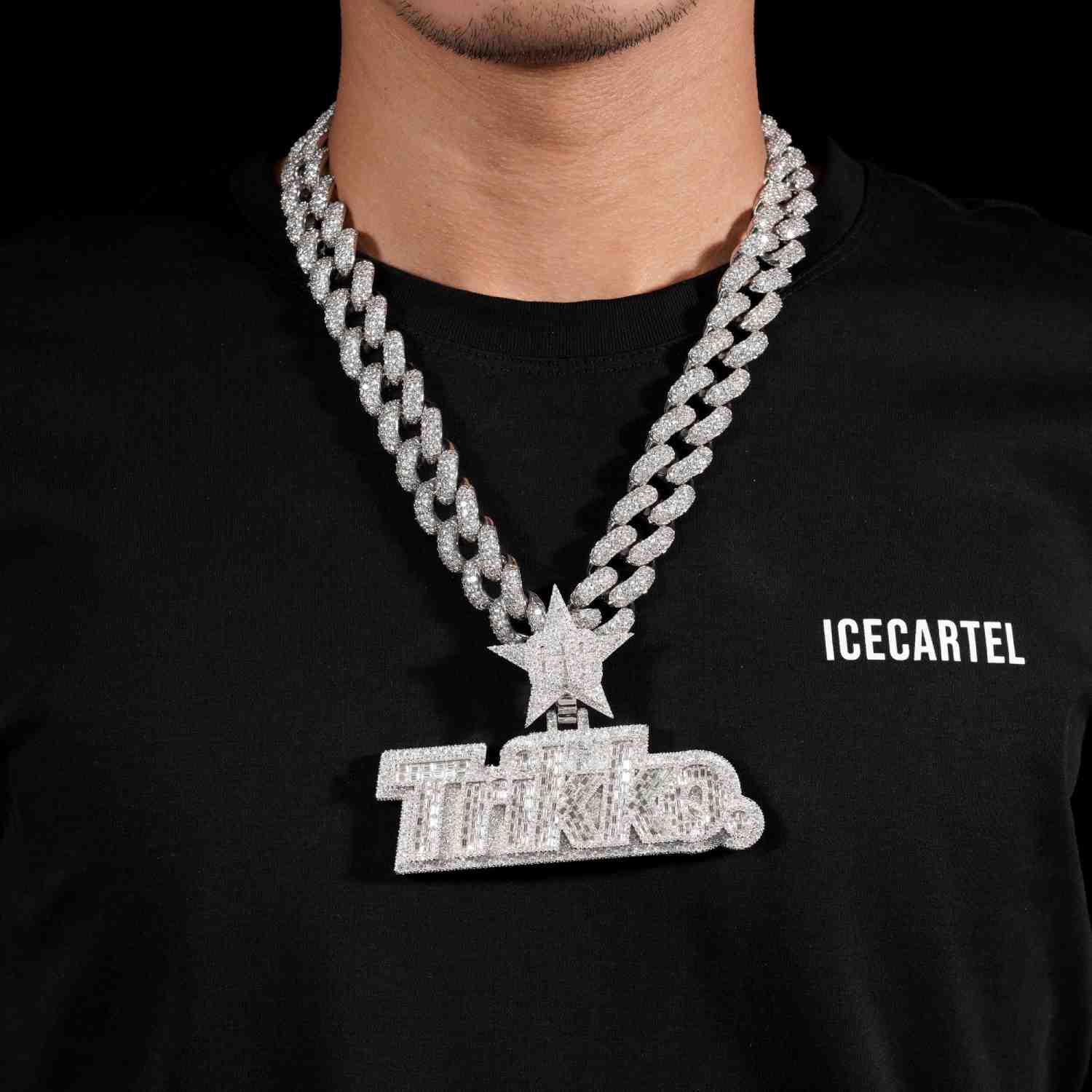 TRIKKO Custom Moissanite Pendant 14K Gold、mySite、hinf8tx79