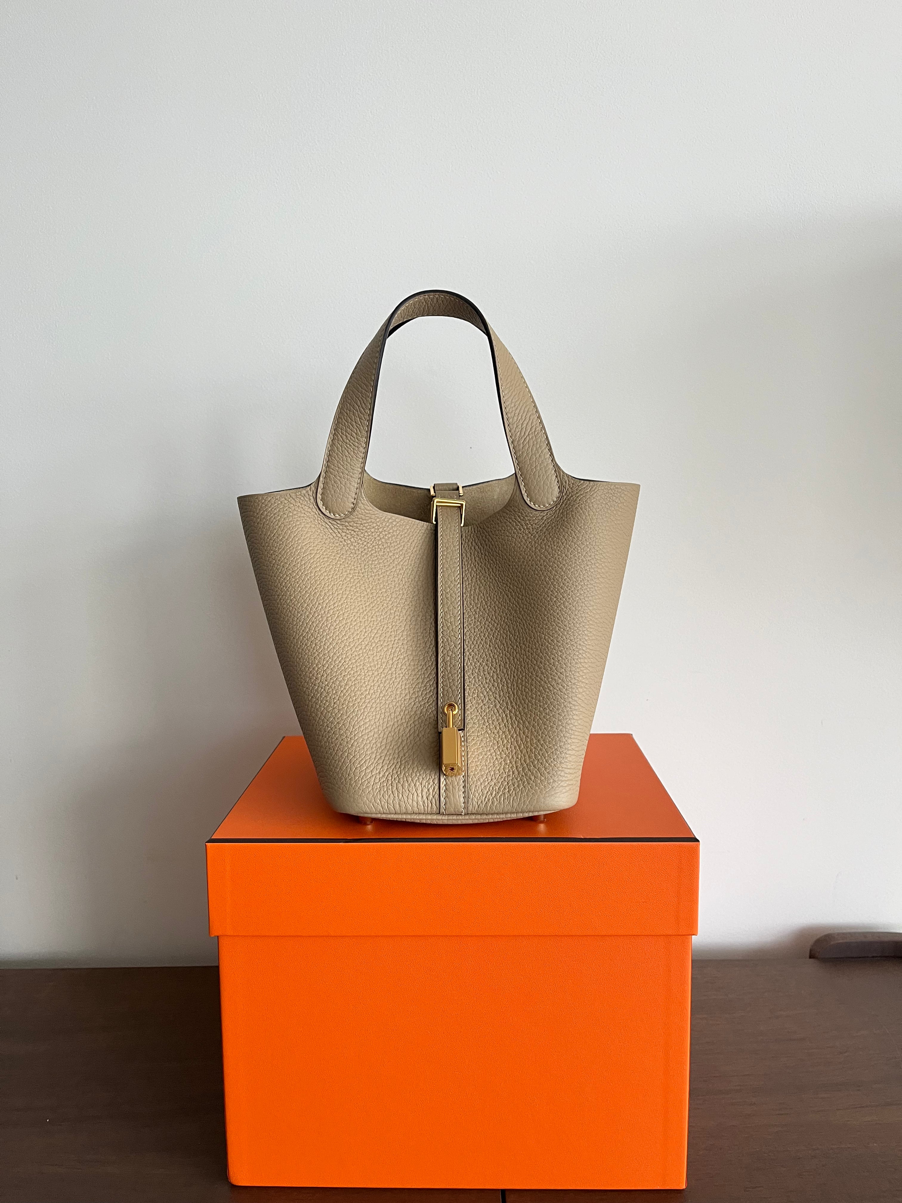 Hermès Picotin 18cm Trench Clemence GHW、mySite、garminoutage.com