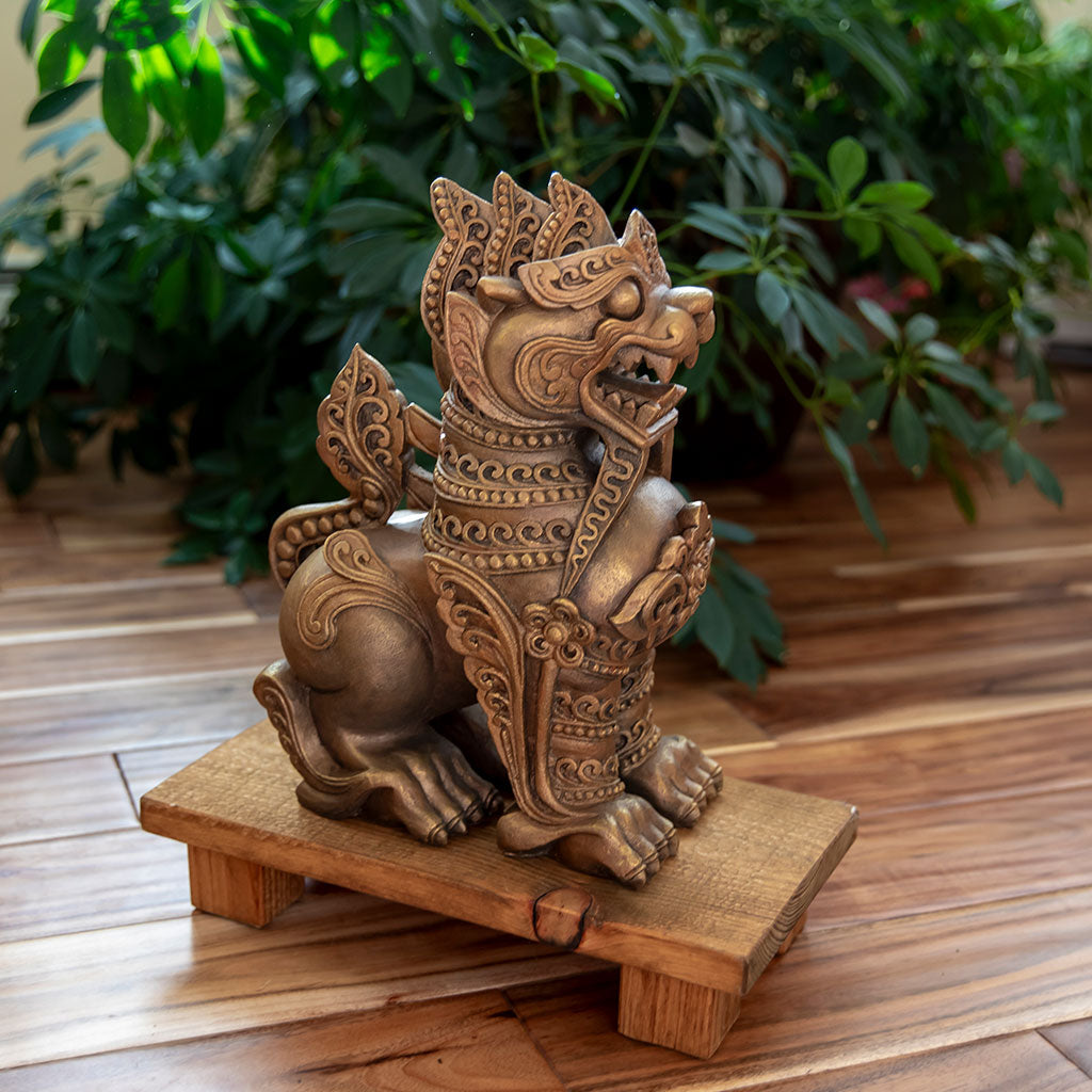 Chinte Burmese Lion Guardian Statue、mySite、topwebapps