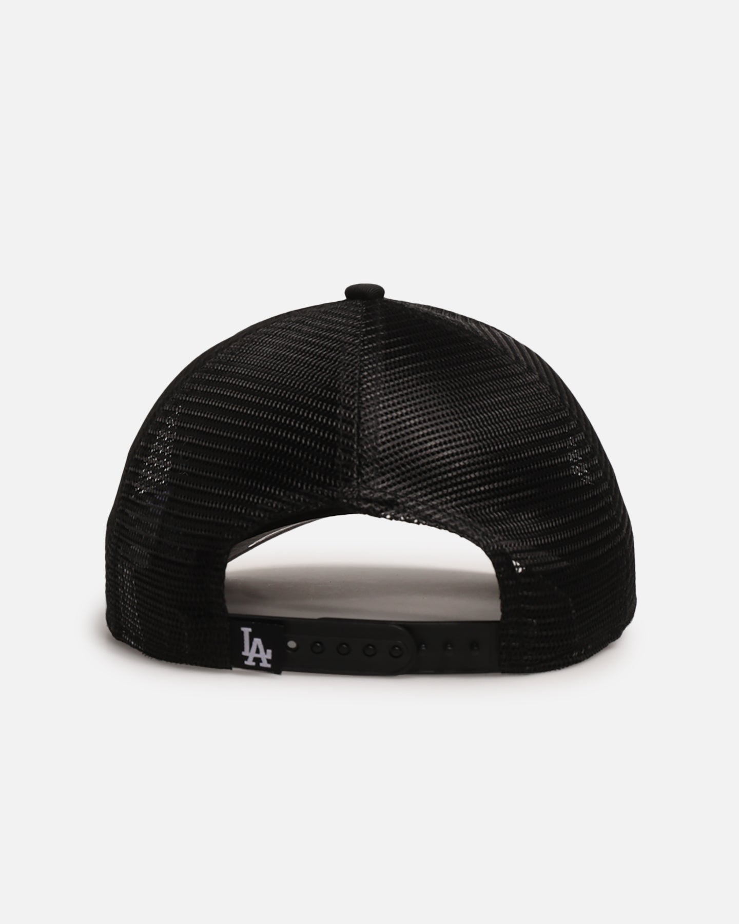 New Era Los Angeles Dodgers 'Distressed' 9FORTY A-Frame Trucker Snapback Black/White、mySite、zt4zffjzw
