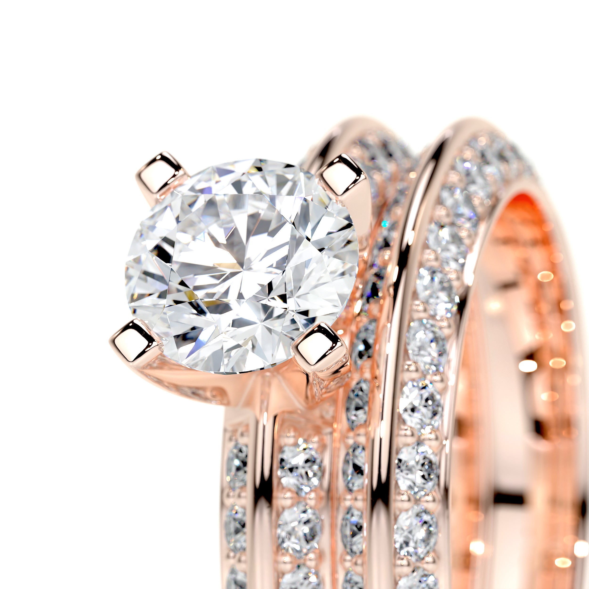 Eliana Lab Grown Diamond Bridal Set -14K Rose Gold、mySite、hinf8tx79