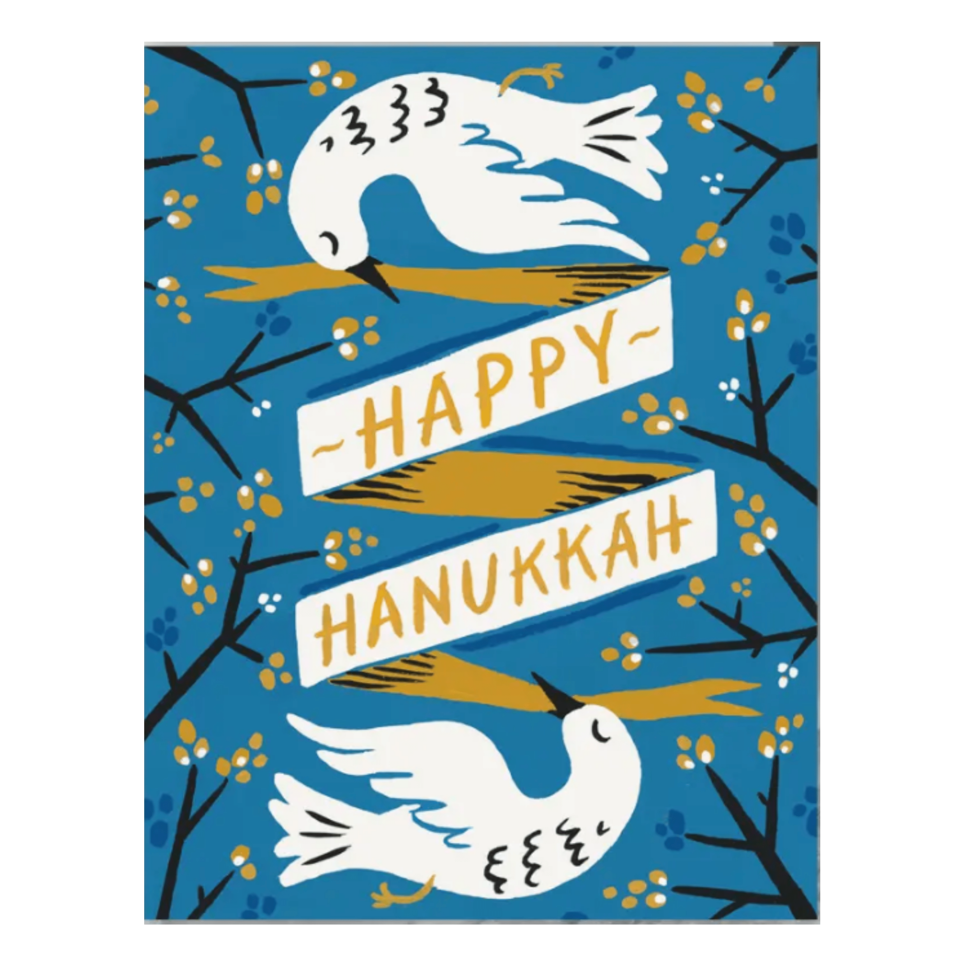 Hanukkah Doves Card - Box of 8、mySite、topwebapps