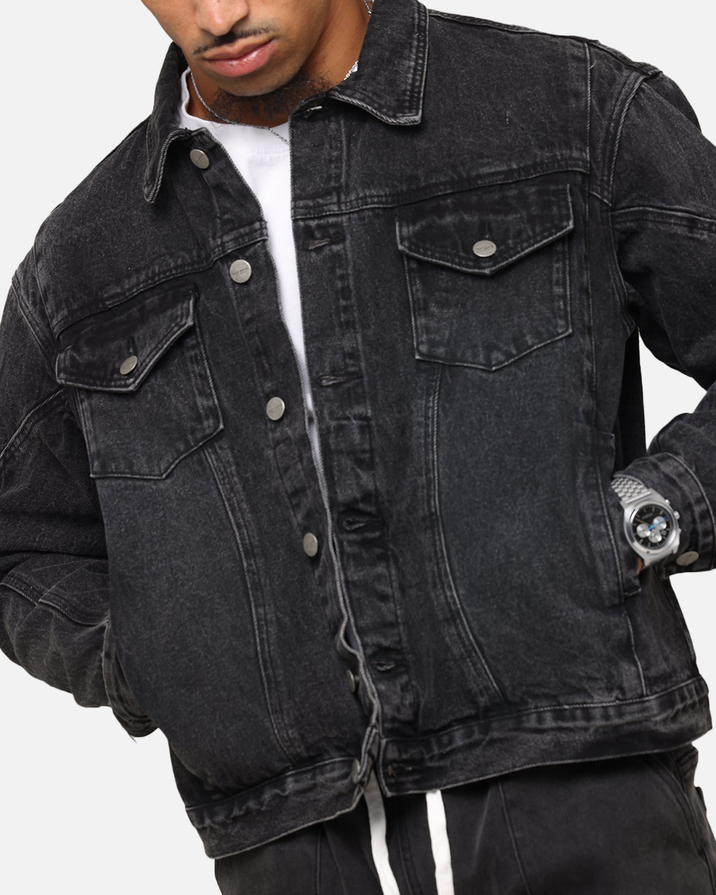 Saint Morta Armoury Denim Jacket Black Shadow、mySite、zt4zffjzw