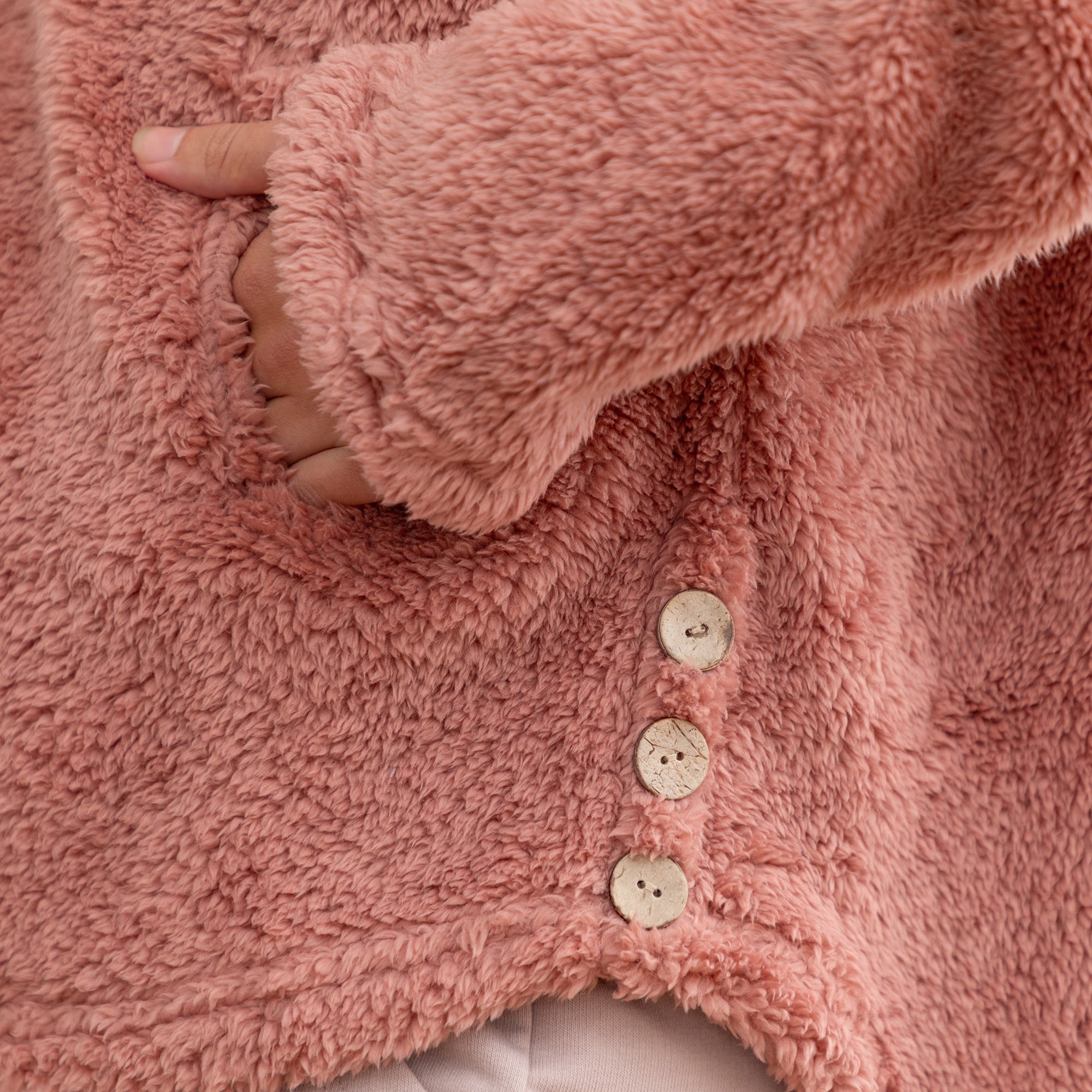 Soft Fluffy Cat Ears Button Up Hoodie、mySite、camillekostekn