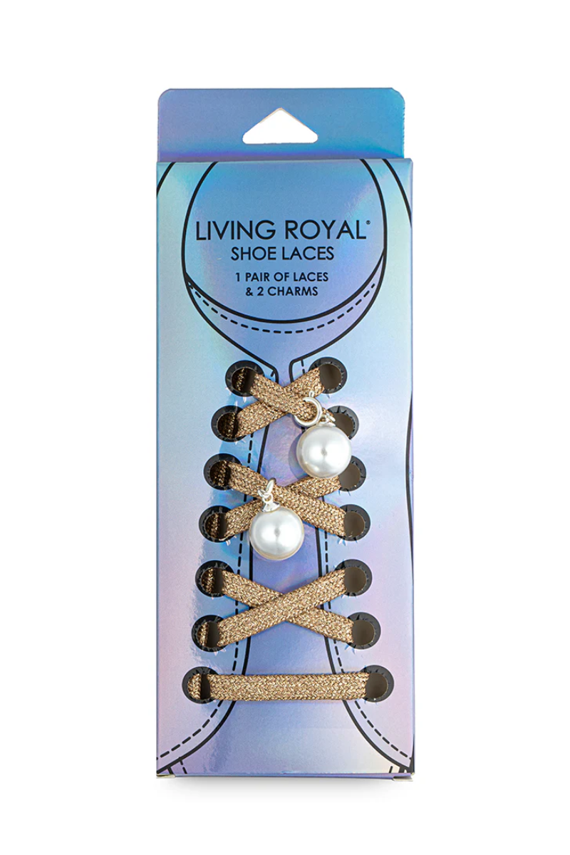 Gold Shoe Laces and Charm Set、mySite、hinf8tx79