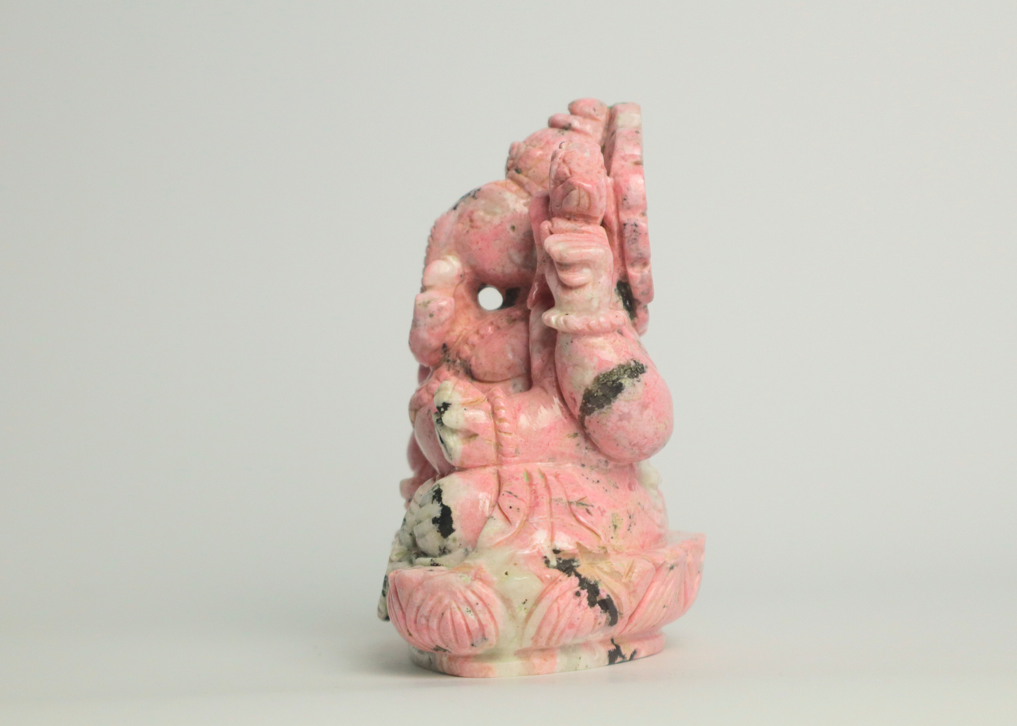 Ganesha Statue - Rhodonite (12cm)、mySite、topwebapps