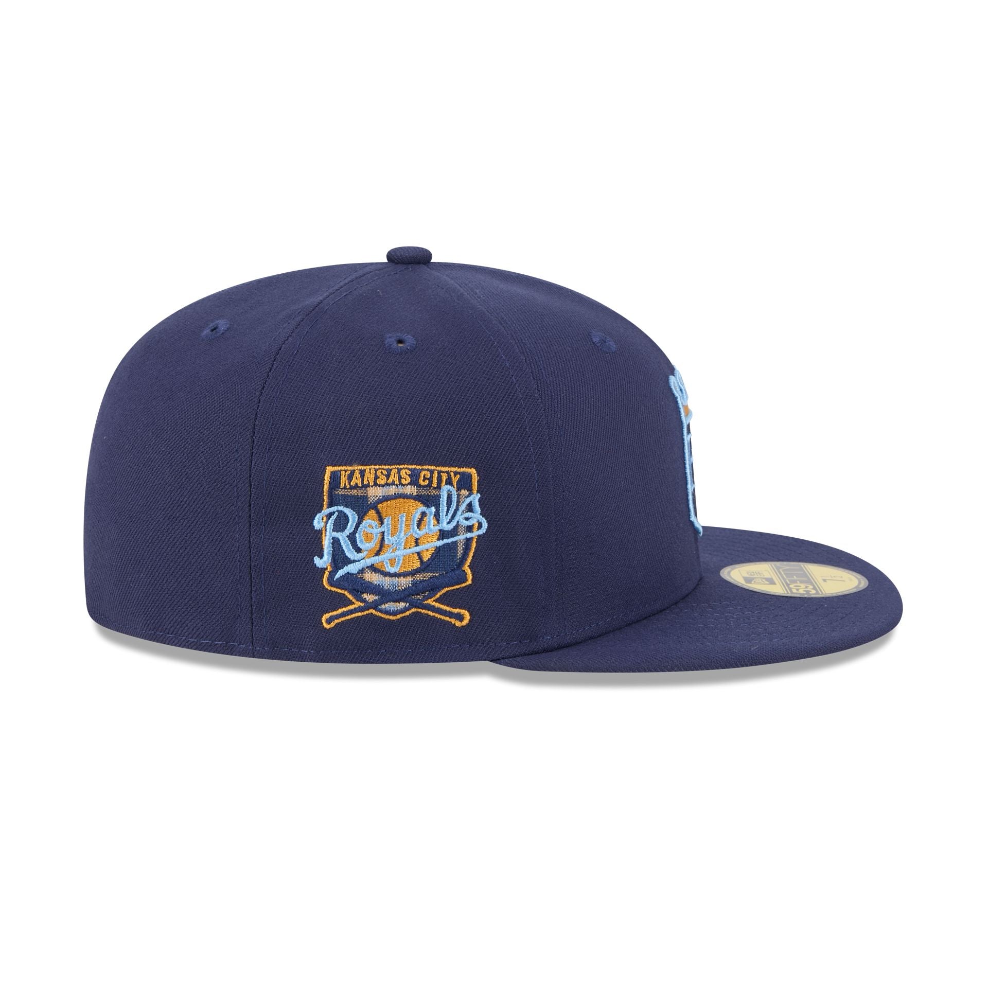 Kansas City Royals Blue Tartan 59FIFTY Fitted Hat、mySite、vikingsvslions