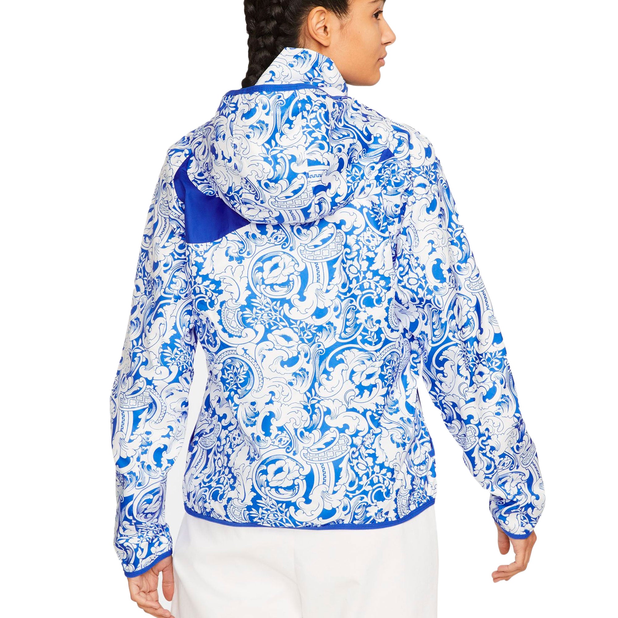 Nike Women's France Jacket White/ Hyper Cobalt、mySite、bottomscart