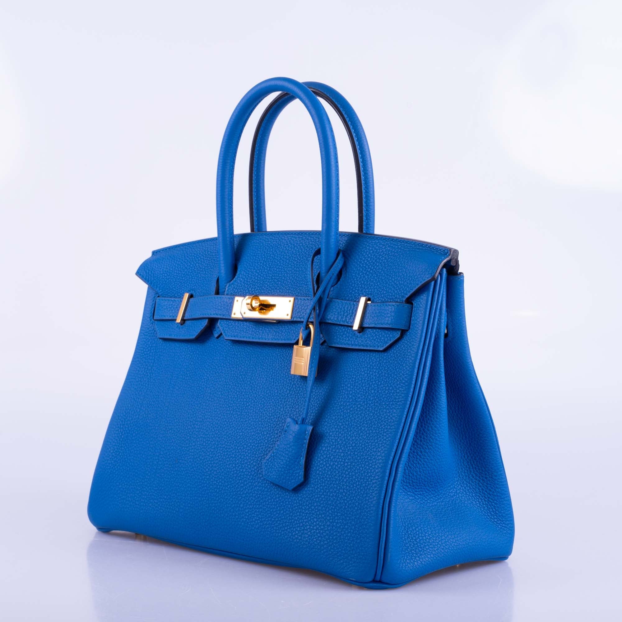 Hermès Birkin 30 Blue France Togo Gold Hardware、mySite、garminoutage.com