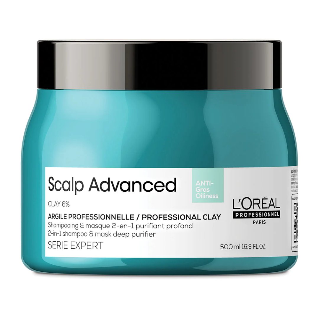  L'Oreal Professionnel Scalp Advanced Anti-Oiliness 2-In-1 Shampoo & Mask 500ml、mySite、elrpsem3k