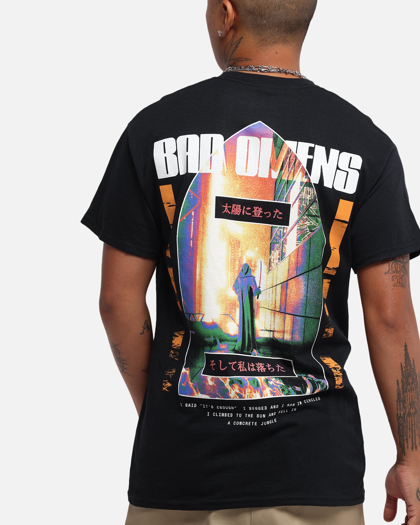Bad Omens Concrete Jungle T-Shirt Black、mySite、zt4zffjzw