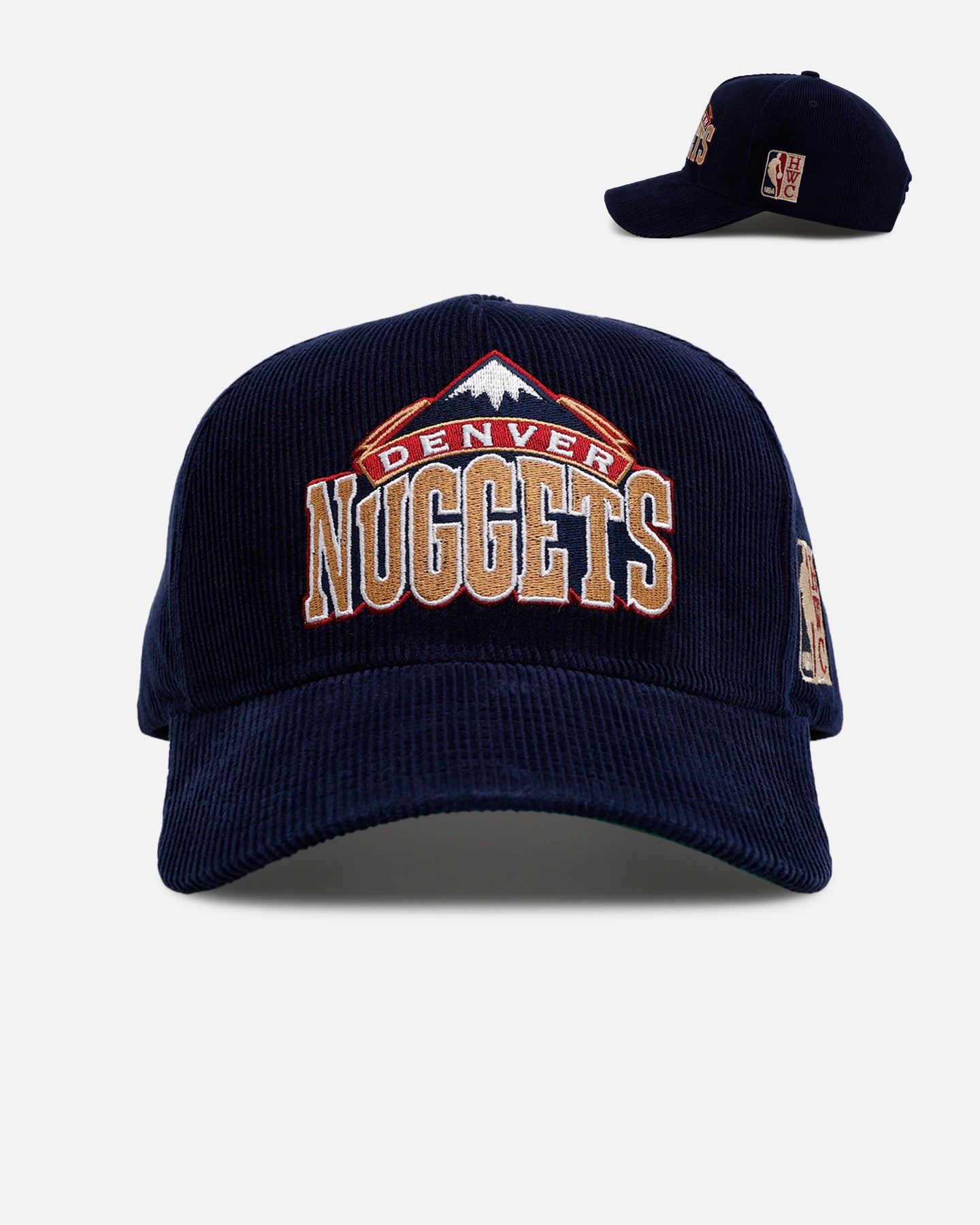 Mitchell & Ness Denver Nuggets 'Vintage Cord' Pro Pinch Corduroy Snapback Navy、mySite、zt4zffjzw