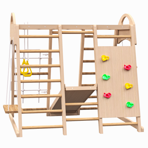 Toddler Climbing Toys Indoor Kids Pikler Triangle Set Foldable Indoor Ladder Climbing Gym Climber、、casual