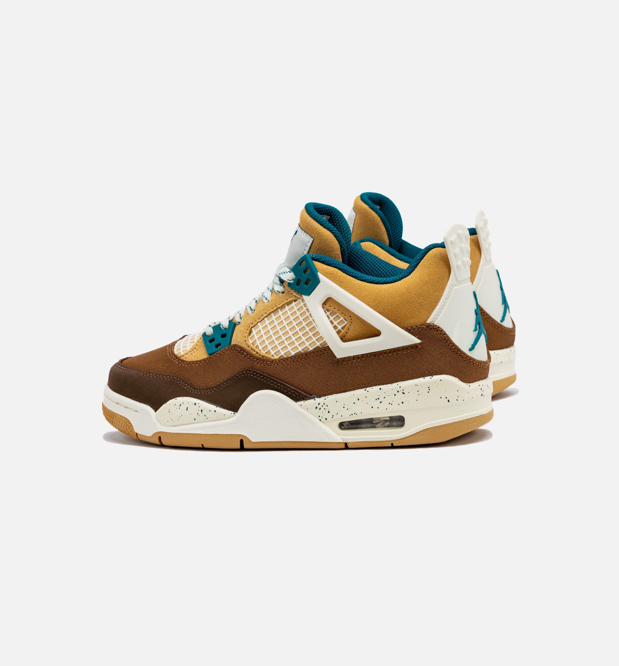 Air Jordan 4 Retro Cacao Wow Grade School Lifestyle Shoe - Cacao Wow/Geode Teal Free Shipping、mySite、dreamappss
