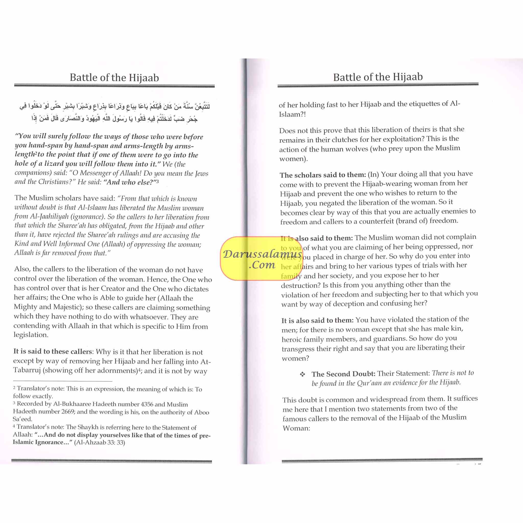 Battle of the Hijaab By Shaykh Muhammad Al-Imaa、mySite、topwebapps