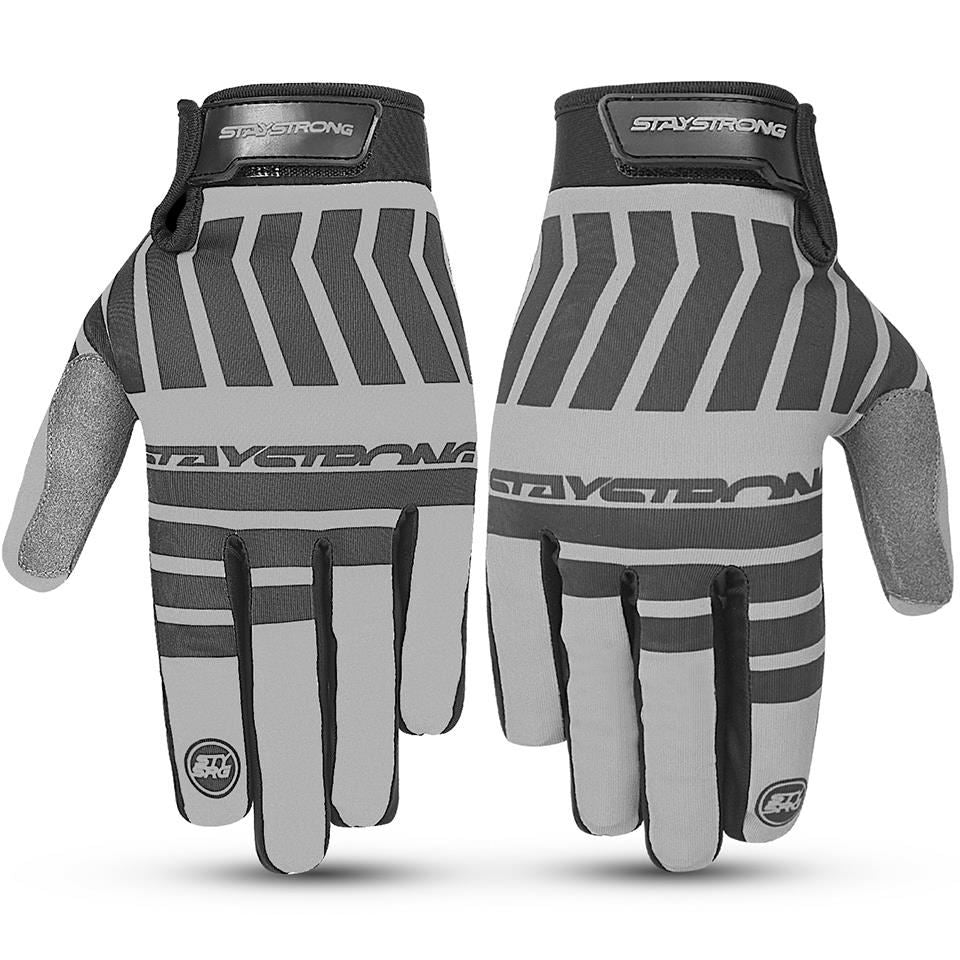  Stay Strong Chev Stripe Gloves - Cocoa、mySite、merchandisen