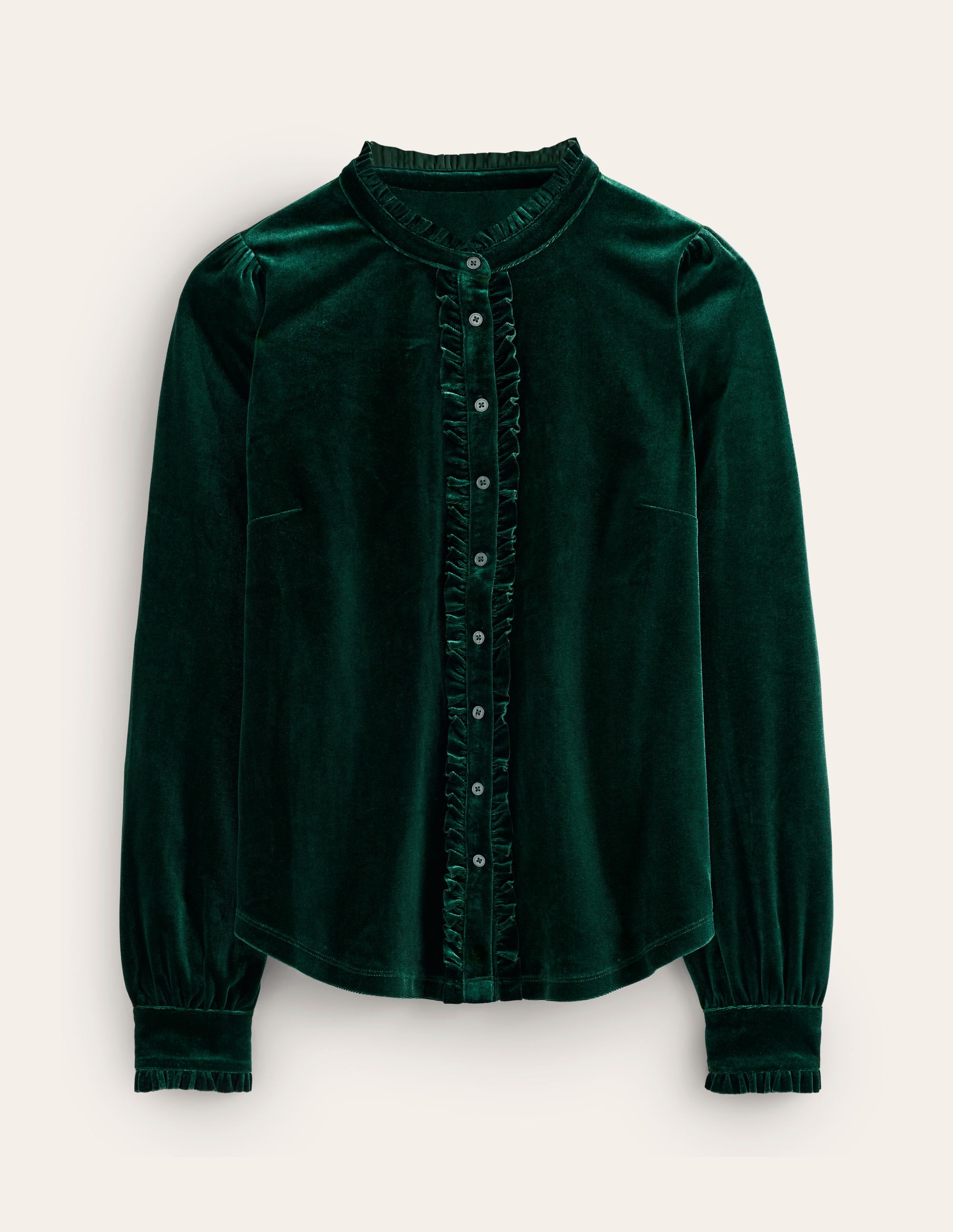  Caroline Jersey Velvet Shirt-Glade、mySite、ashleygrahame