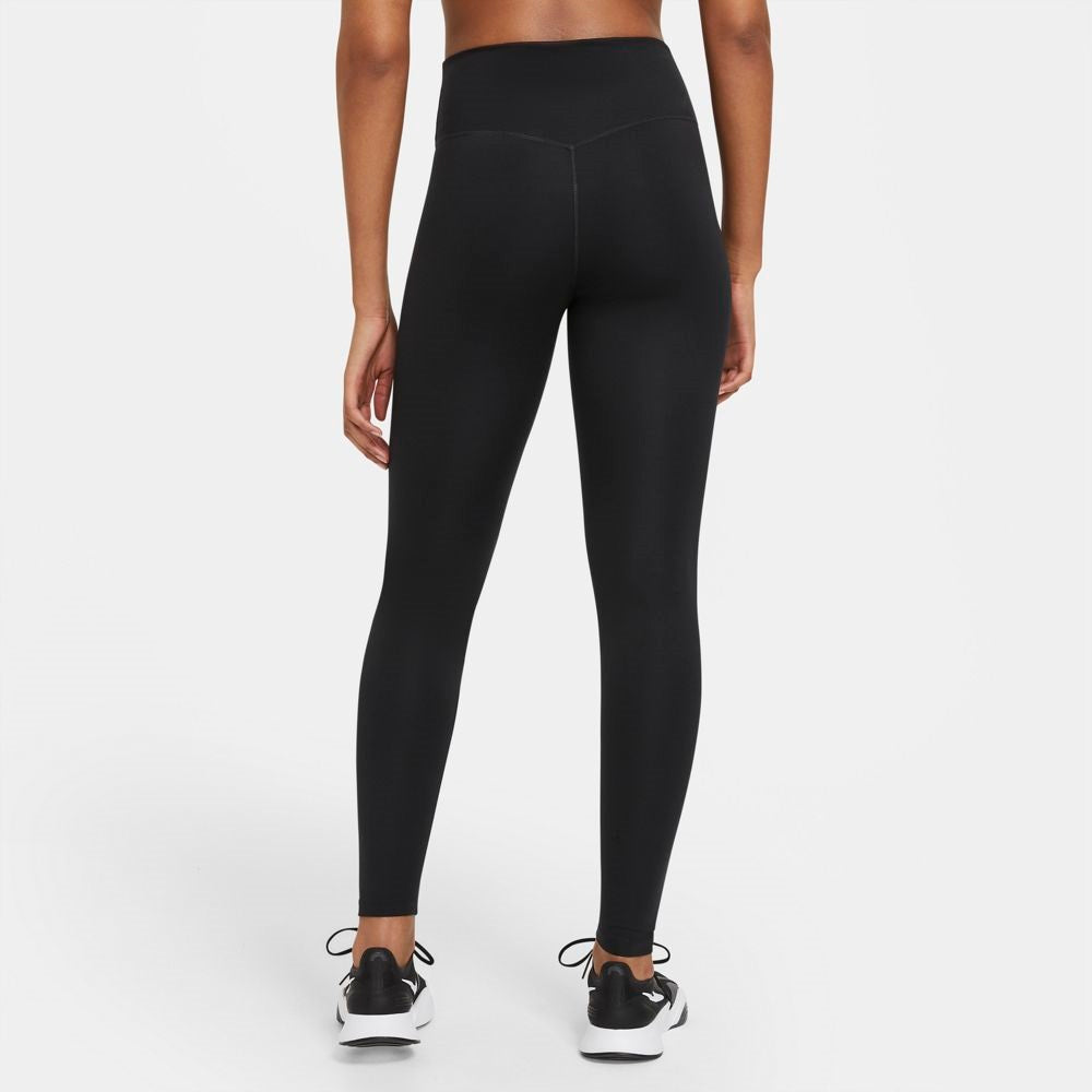 Nike Women's Dri-FIT One Women's Mid-Rise Tight (Black/White)