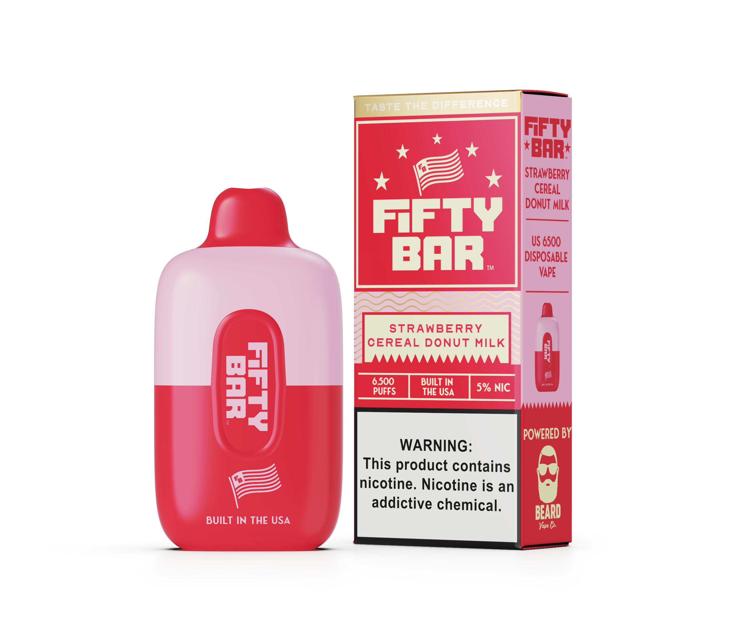 Fifty Bar 6500 Puff Rechargeable Vape Disposable 16mL、mySite、zt4zffjzw