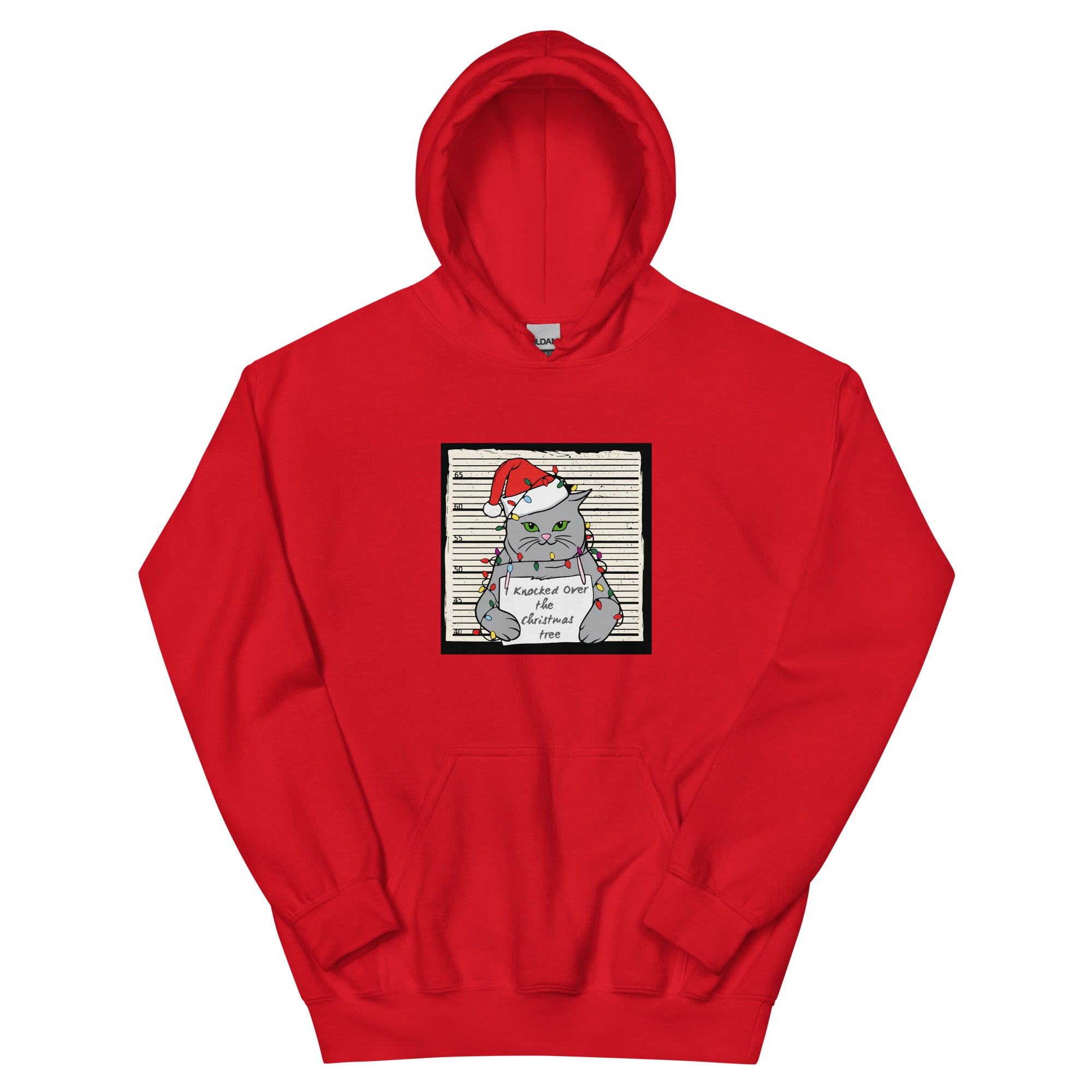 Christmas Shenanigans Cat Hoodie、mySite、camillekostekn