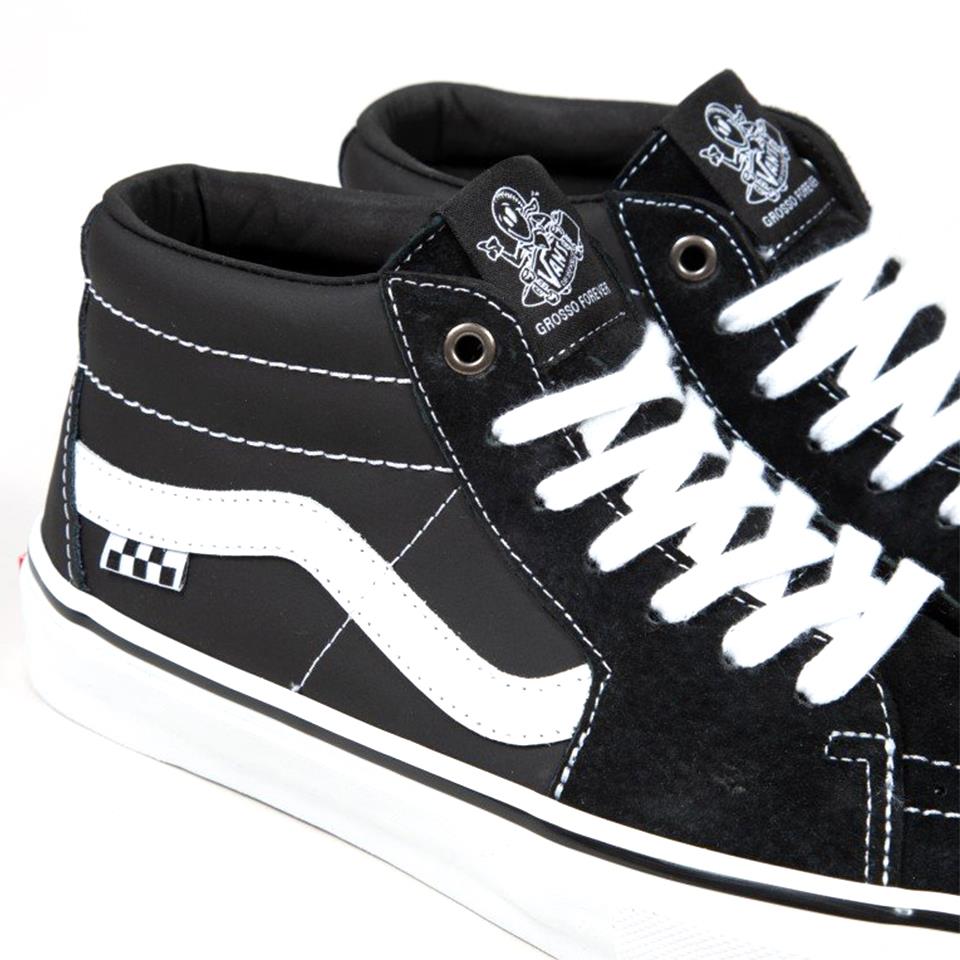  Vans Skate Grosso Mid - Black/White/Emo Leather、mySite、merchandisen