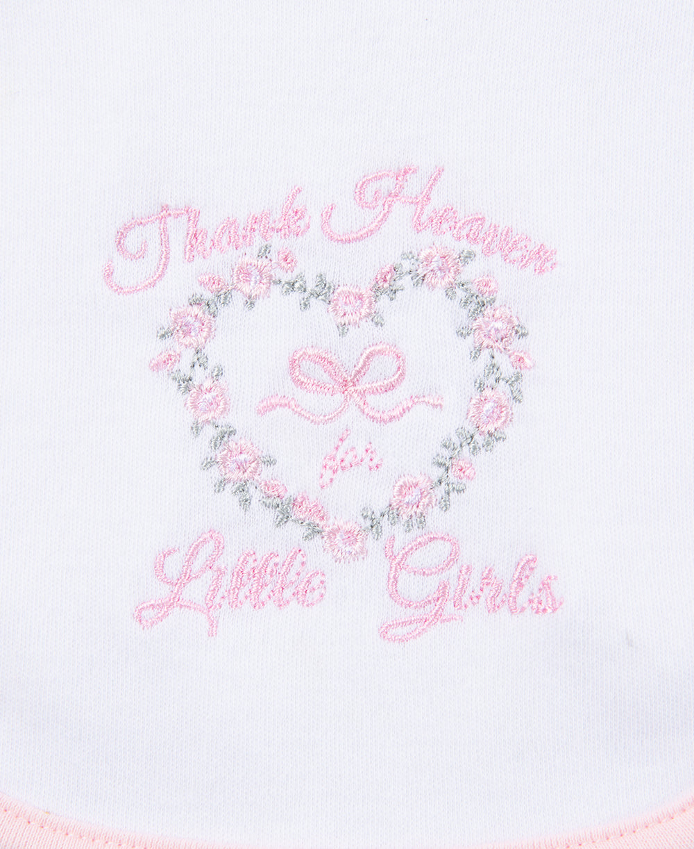  Thank Heaven For Little Girls Bib & Burp Set、mySite、layawaytickets