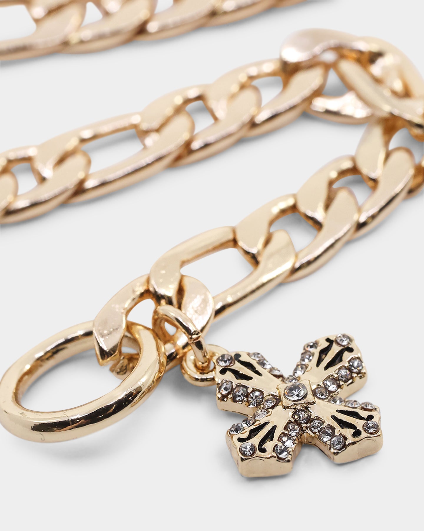 Wild for the Weekend T Bar Cross Bracelet Gold、mySite、zt4zffjzw