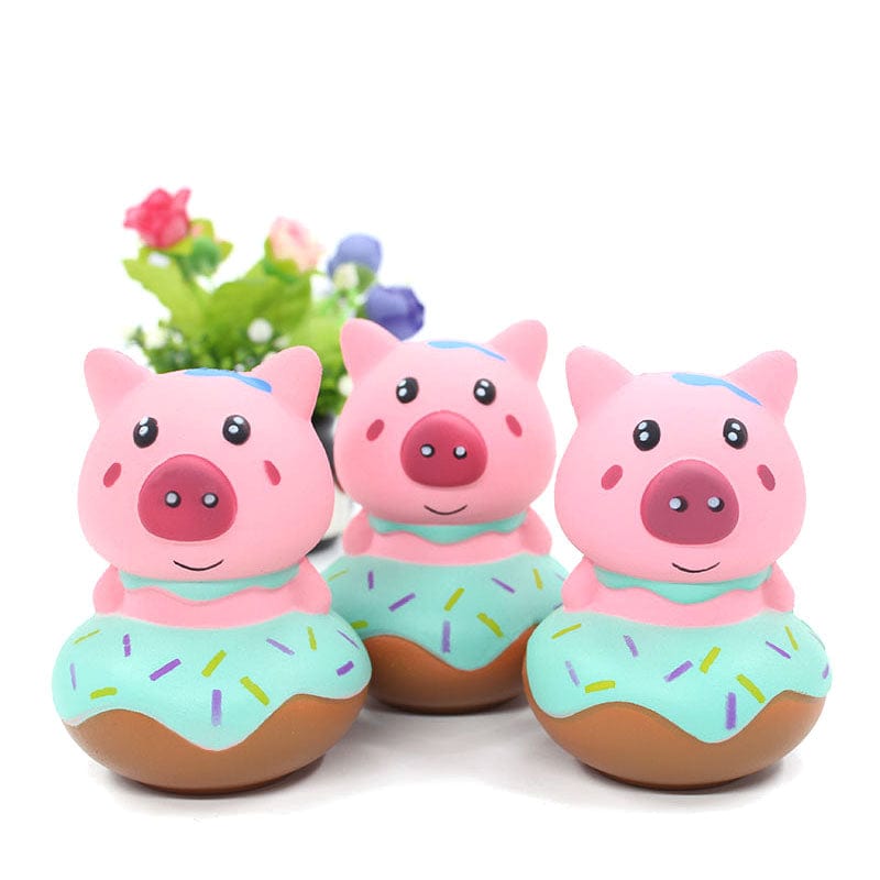 Pig in a Donut Squishy Stress Reliever So Cute! Extra Sprinkles and NO Calories!、mySite、g9winljtr