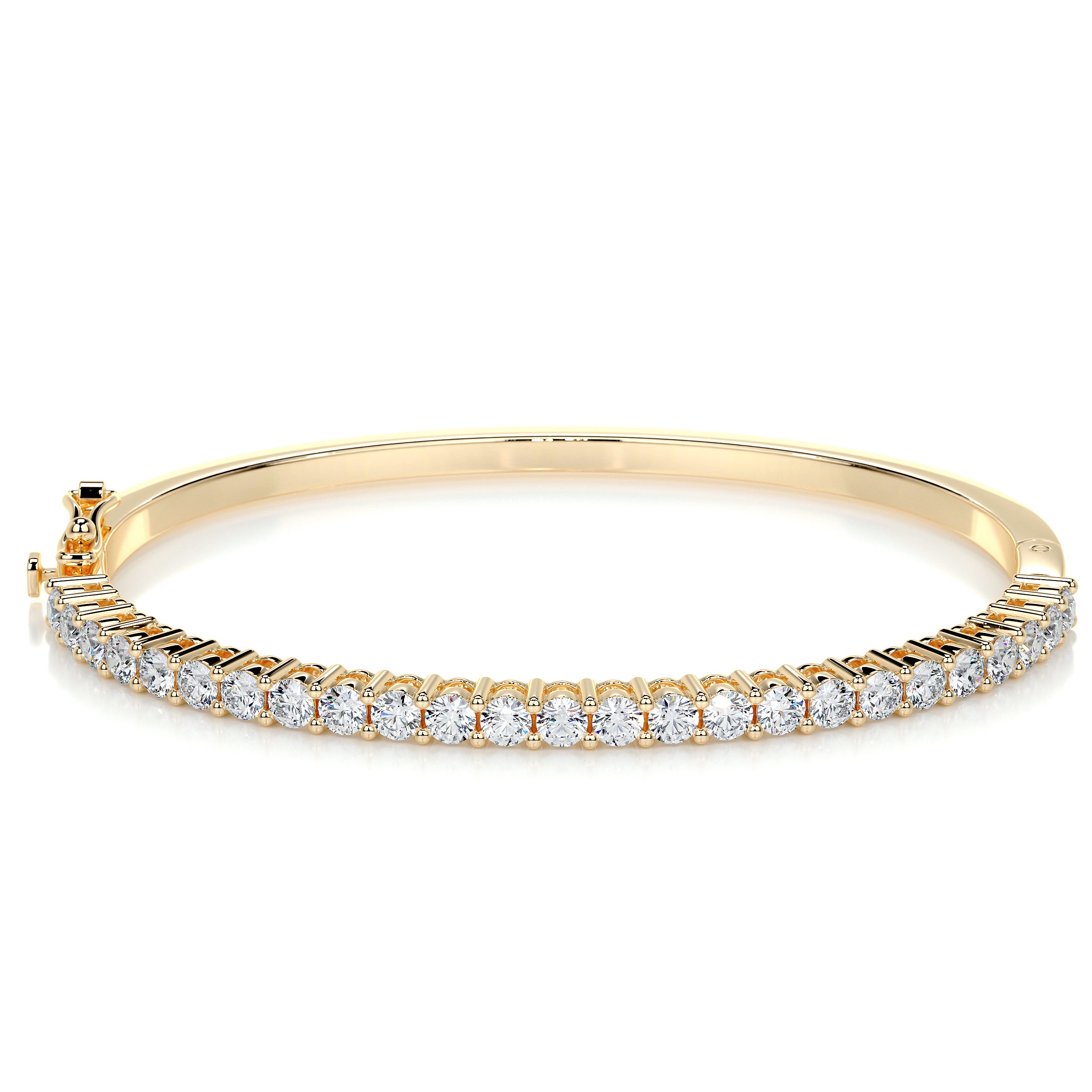 Karla Bangle Diamond Bracelet (2.5 Carat) -18K Yellow Gold、mySite、hinf8tx79