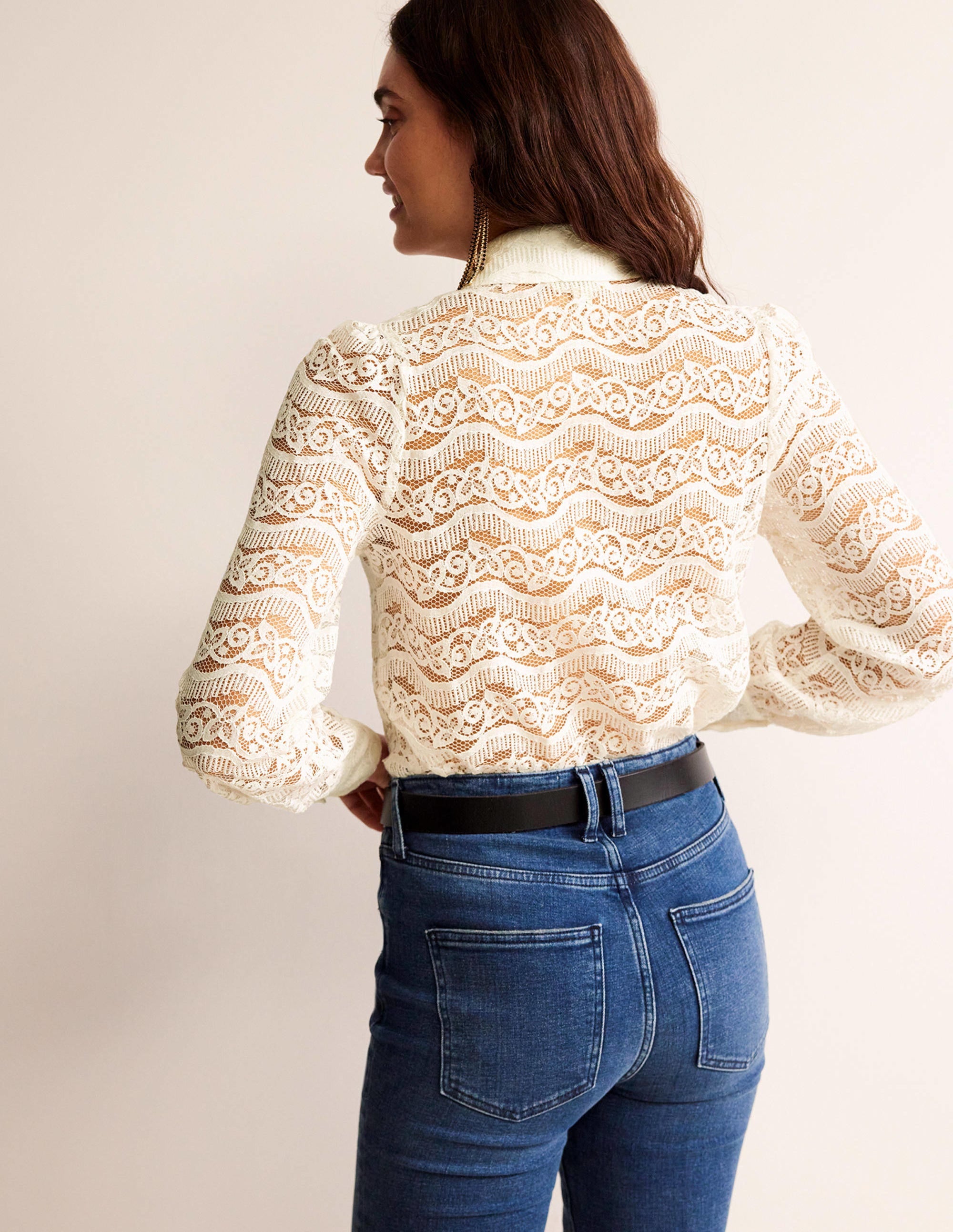  Romantic Lace Shirt-Ivory、mySite、ashleygrahame