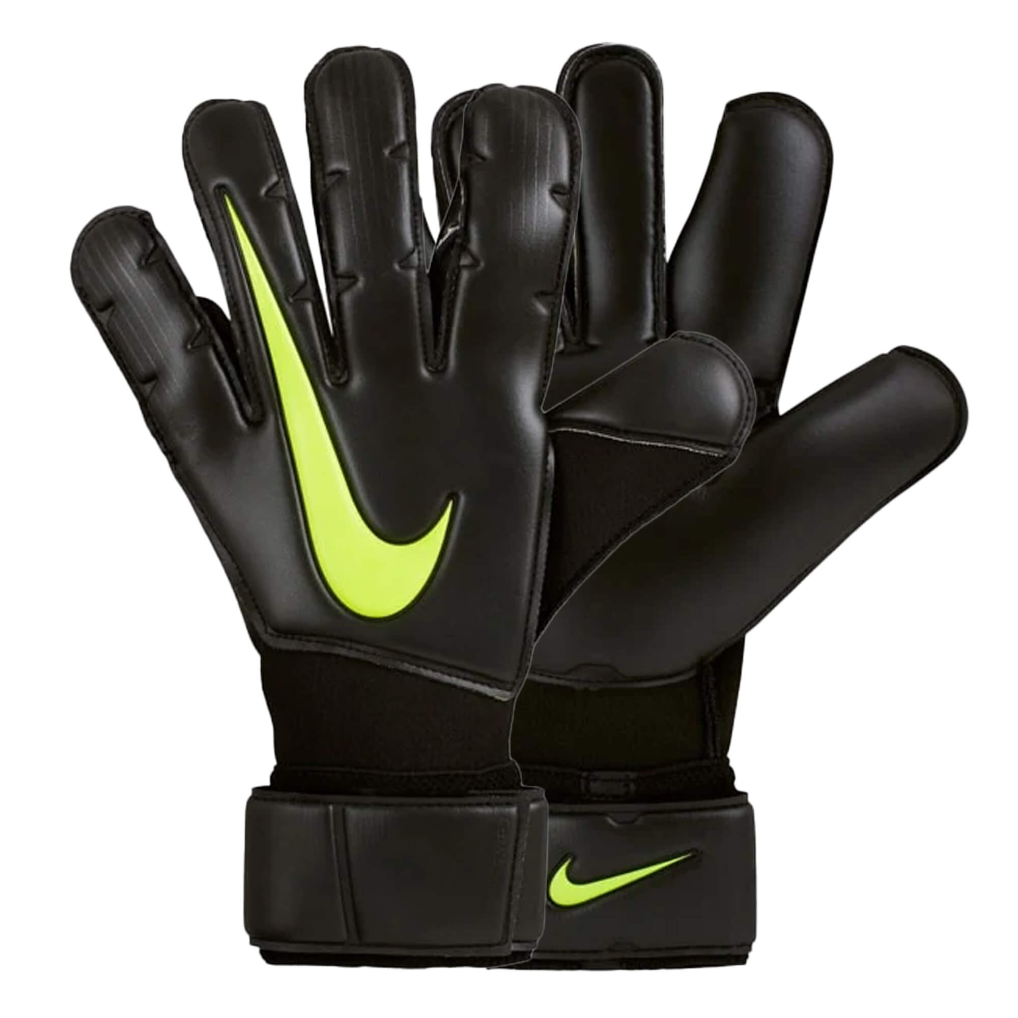 Nike Men's Vapor Grip 3 Goalkeeper Gloves Black/Volt、mySite、bottomscart