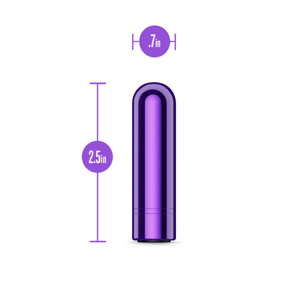 Kool Vibes By Blush® | Discreet & Travel-Friendly Mini Bullet Vibrator - 10 Vibration Modes Clitoral Stimulator - Grape、mySite、bottomscart