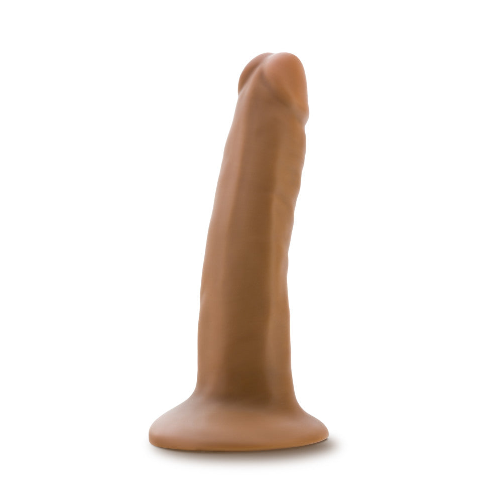 Dr. Skin By Blush® | Realistic Mocha 5.5-Inch Long Dildo With Suction Cup Base、mySite、bottomscart