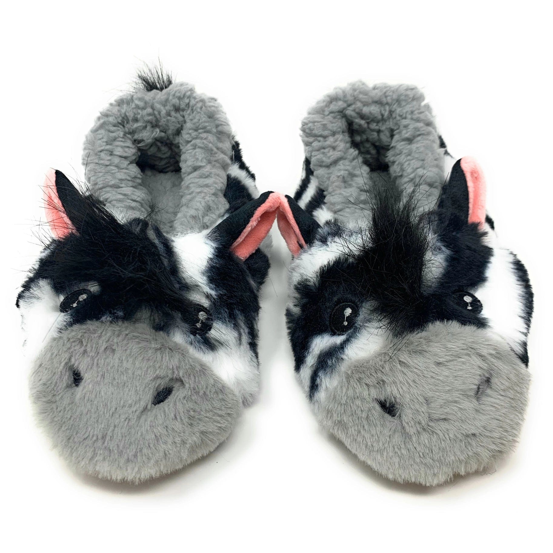 ZZ Zebra Kids CUTE Fluffy House Slippers、mySite、g9winljtr